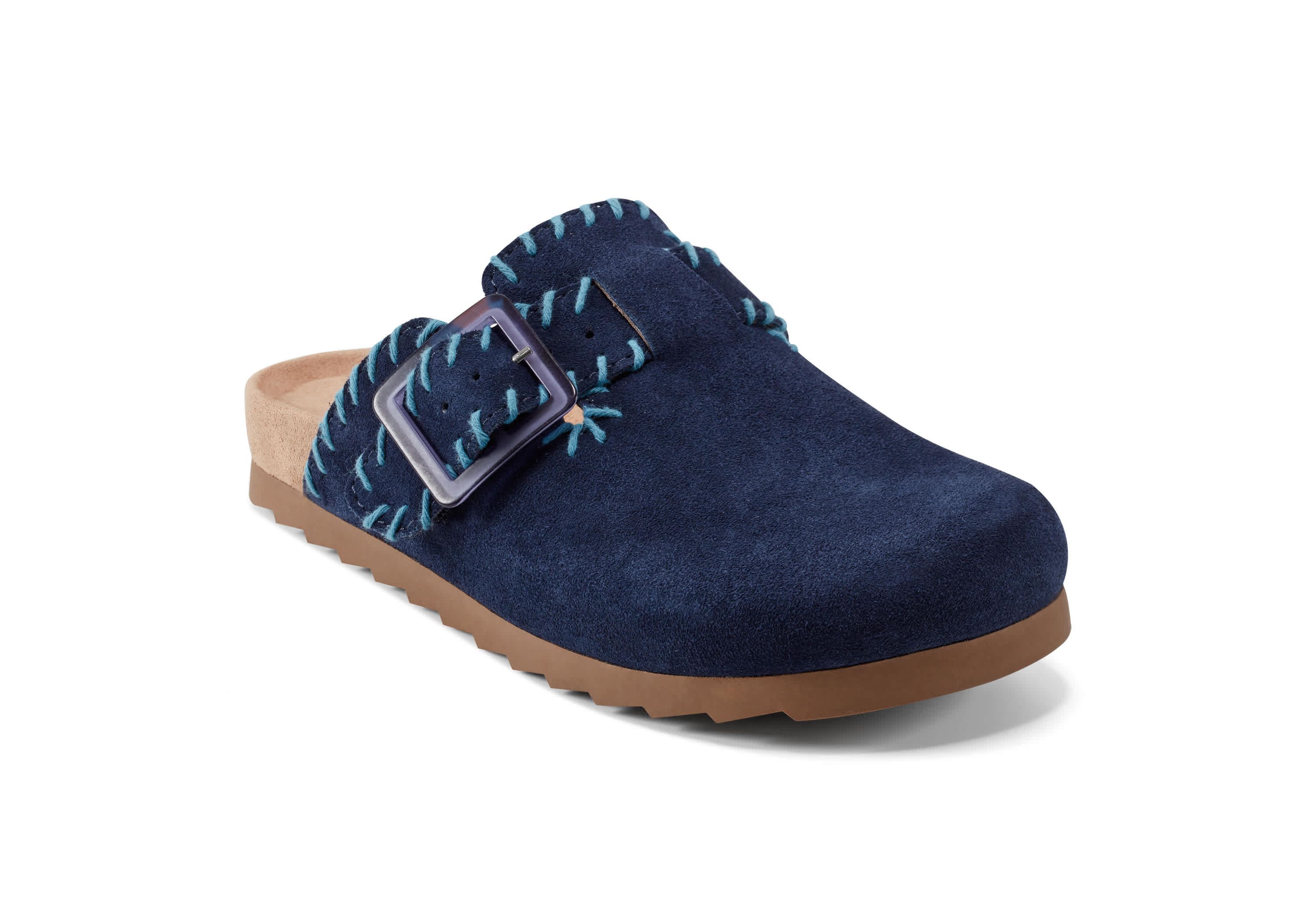 Gena Round Toe Slip-on Flat Casual Clogs
