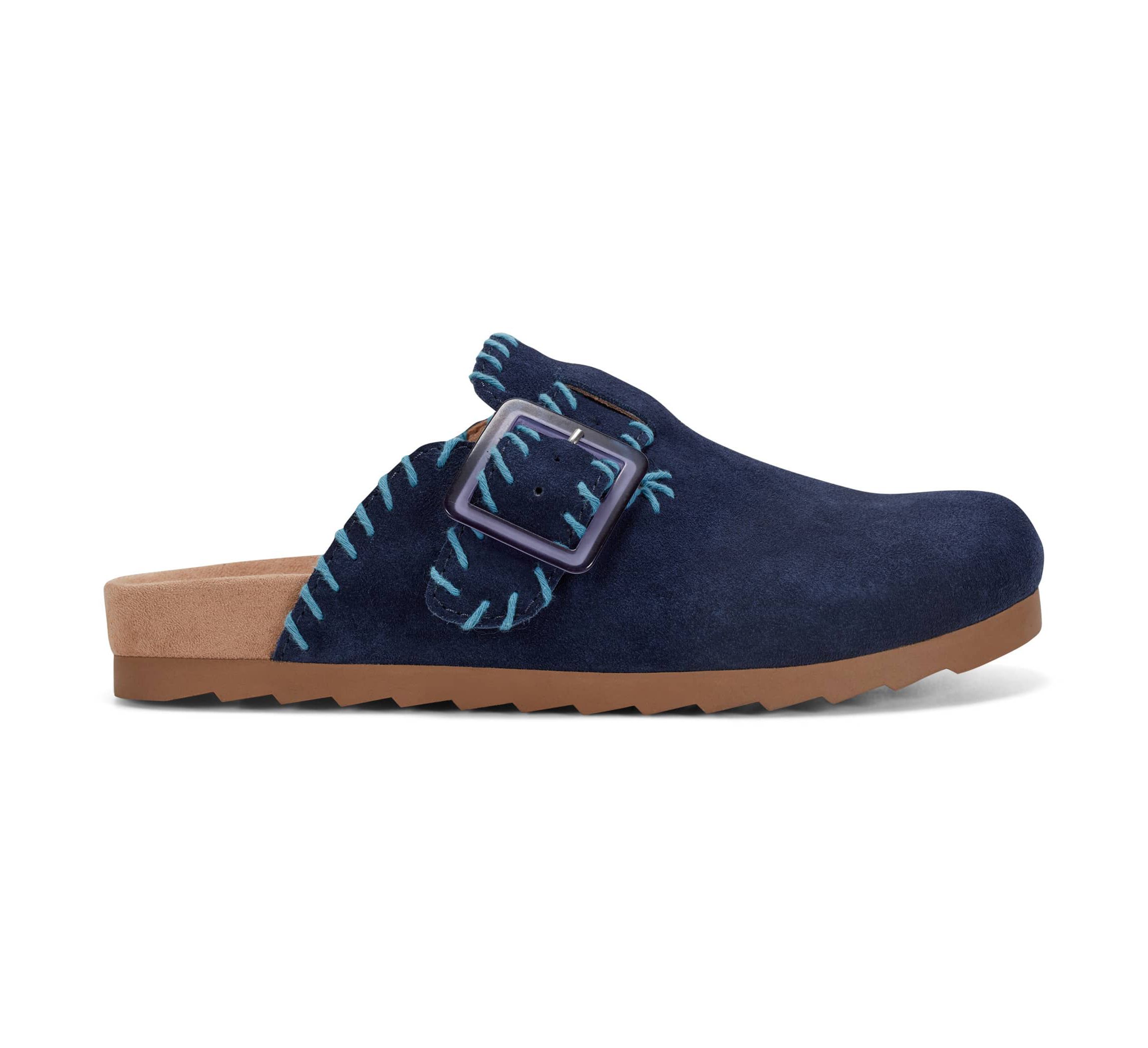 Gena Round Toe Slip-on Flat Casual Clogs