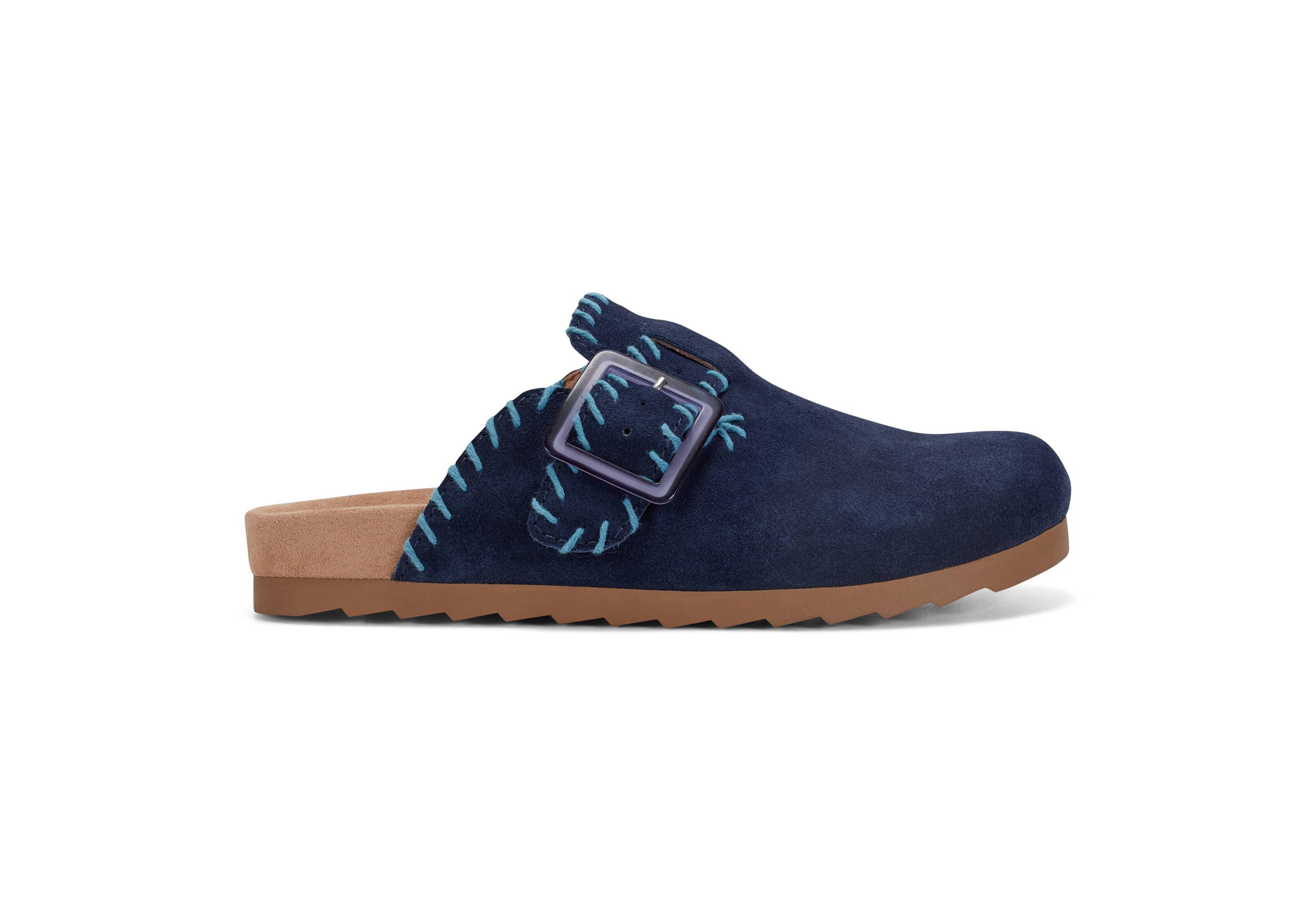 Gena Round Toe Slip-on Flat Casual Clogs