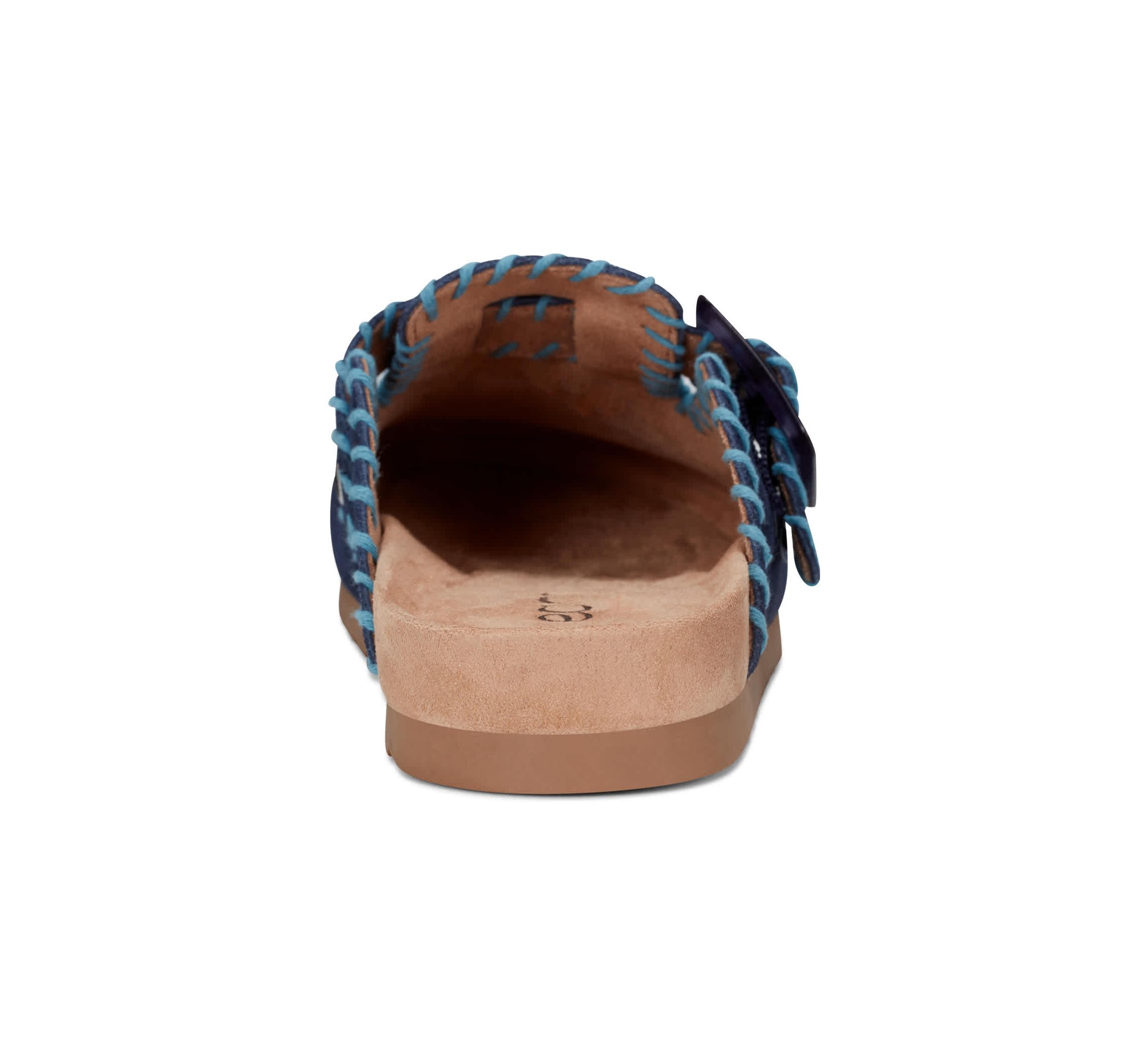 Gena Round Toe Slip-on Flat Casual Clogs