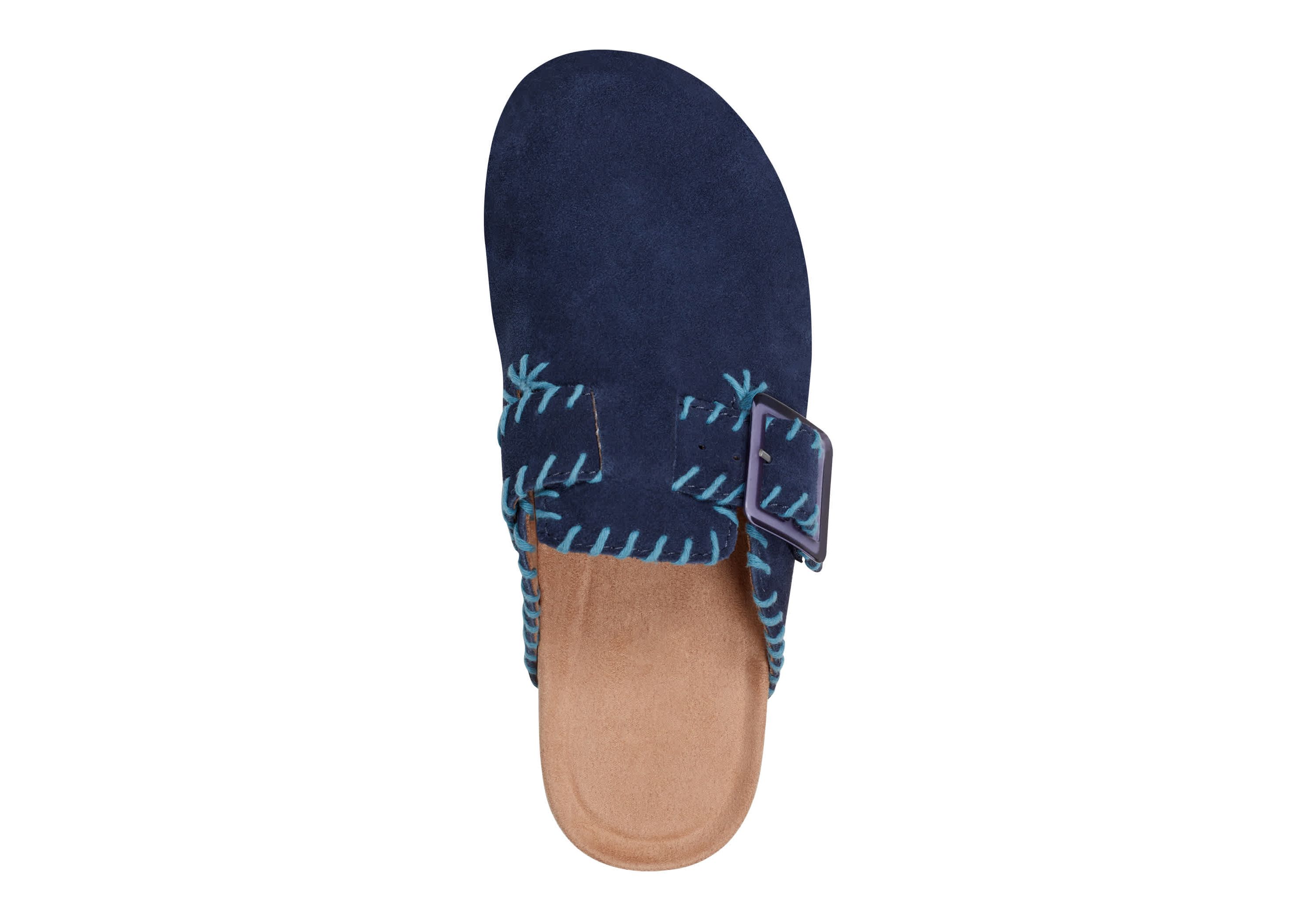 Gena Round Toe Slip-on Flat Casual Clogs