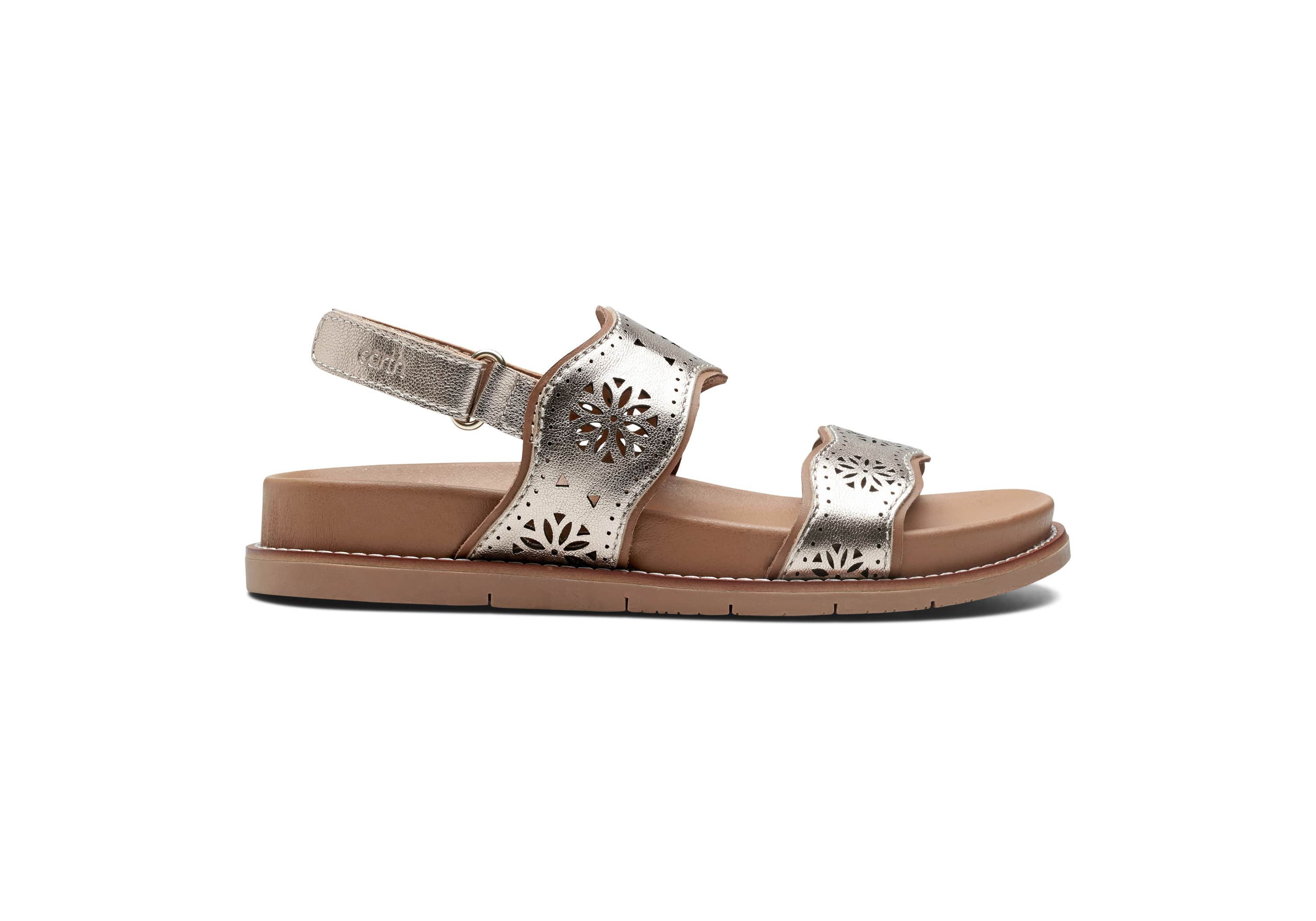Ferne Round Toe Casual Flat Strappy Sandals