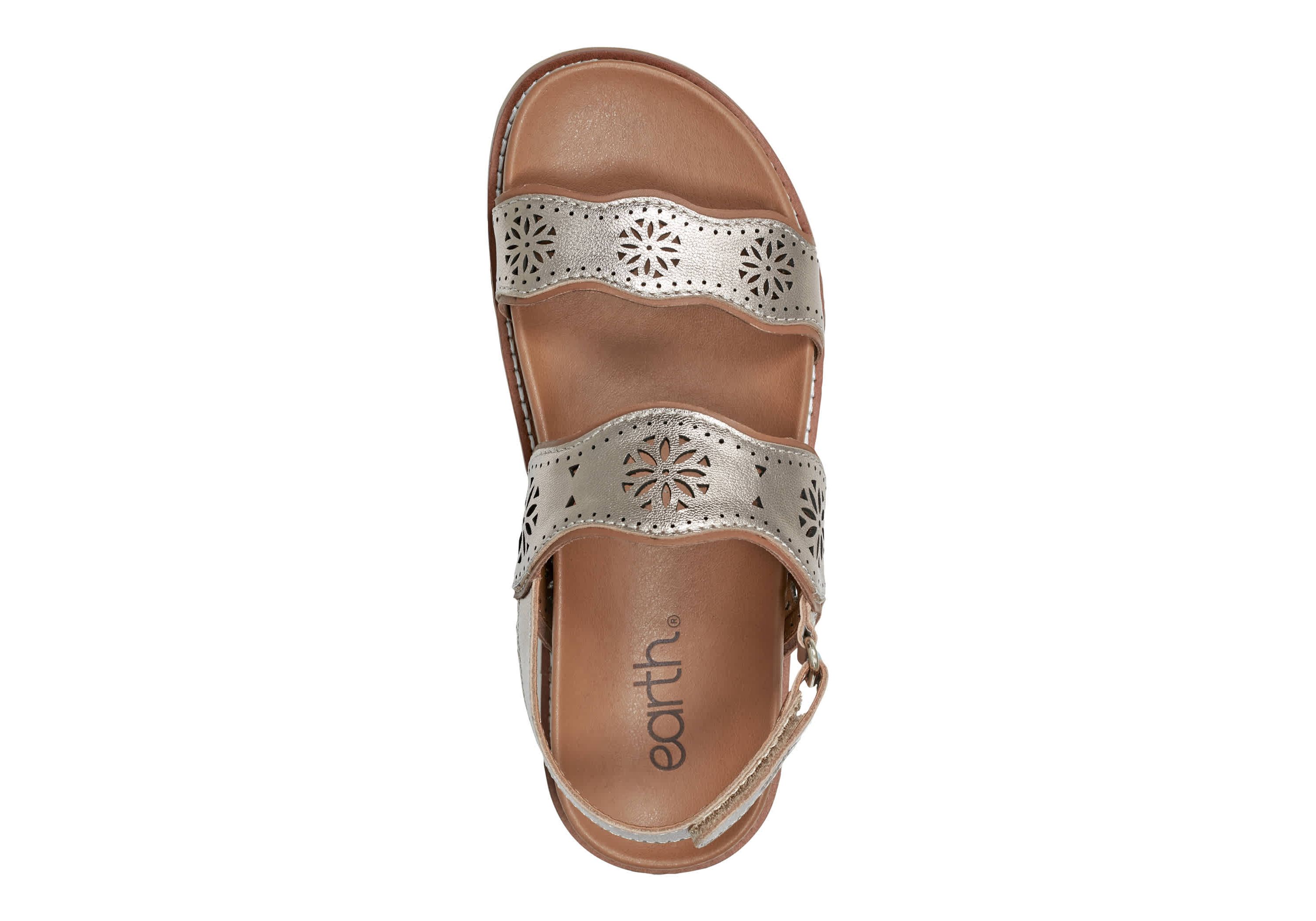 Ferne Round Toe Casual Flat Strappy Sandals