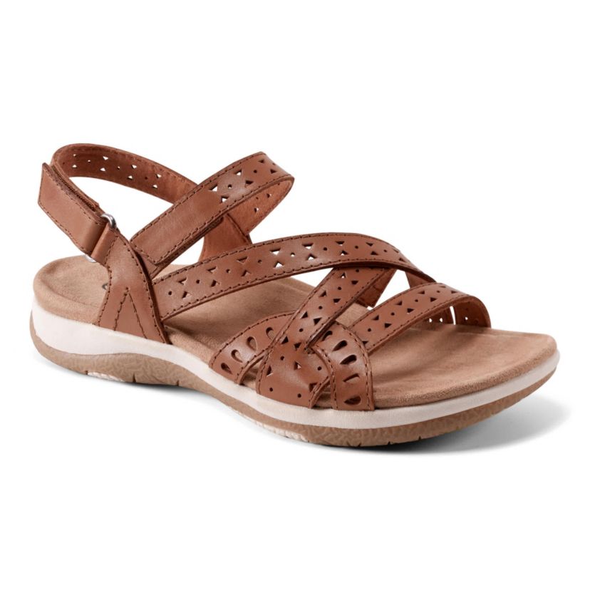 Seravi Strappy Round Toe Casual Sandals
