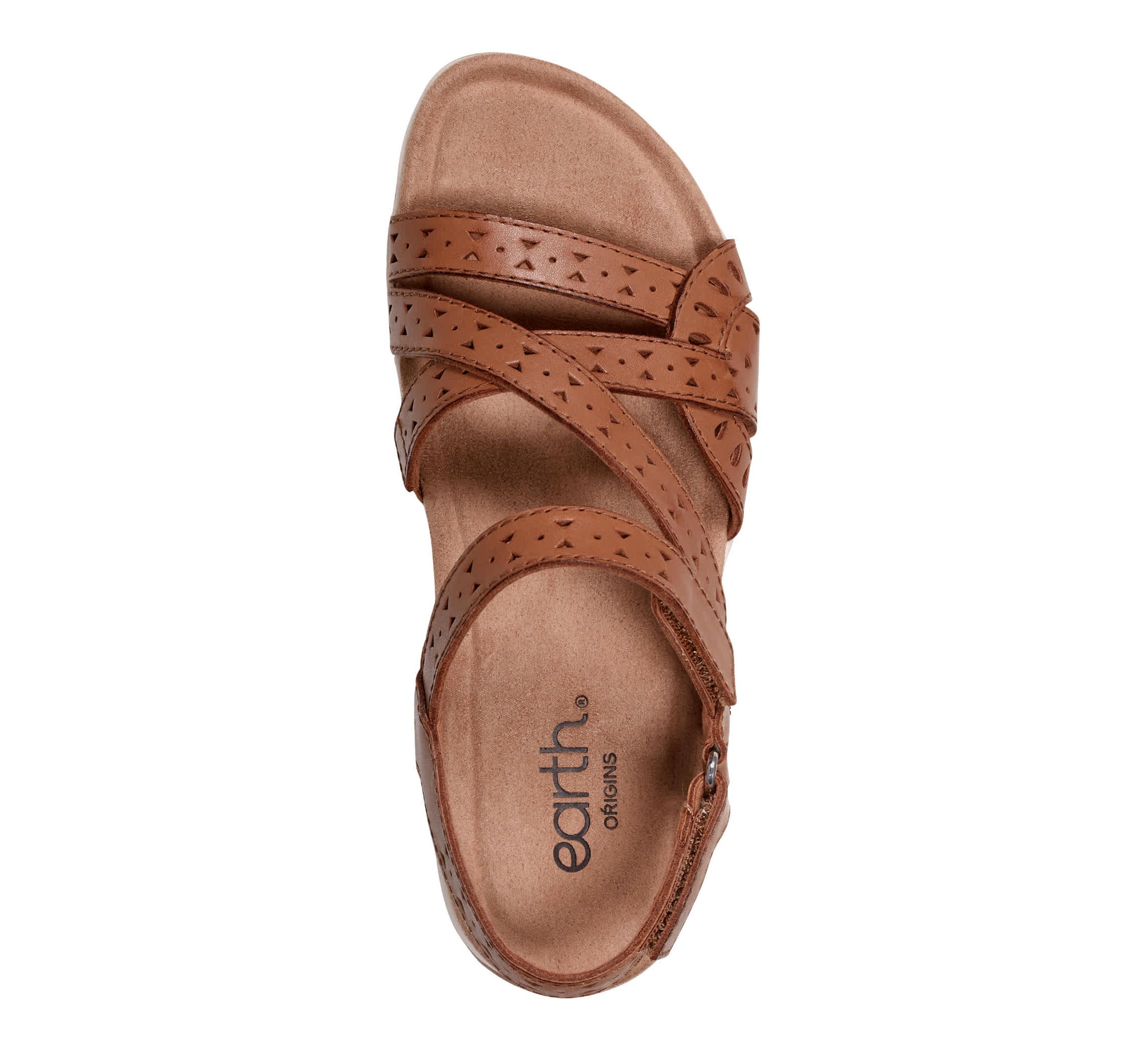 Seravi Strappy Round Toe Casual Sandals
