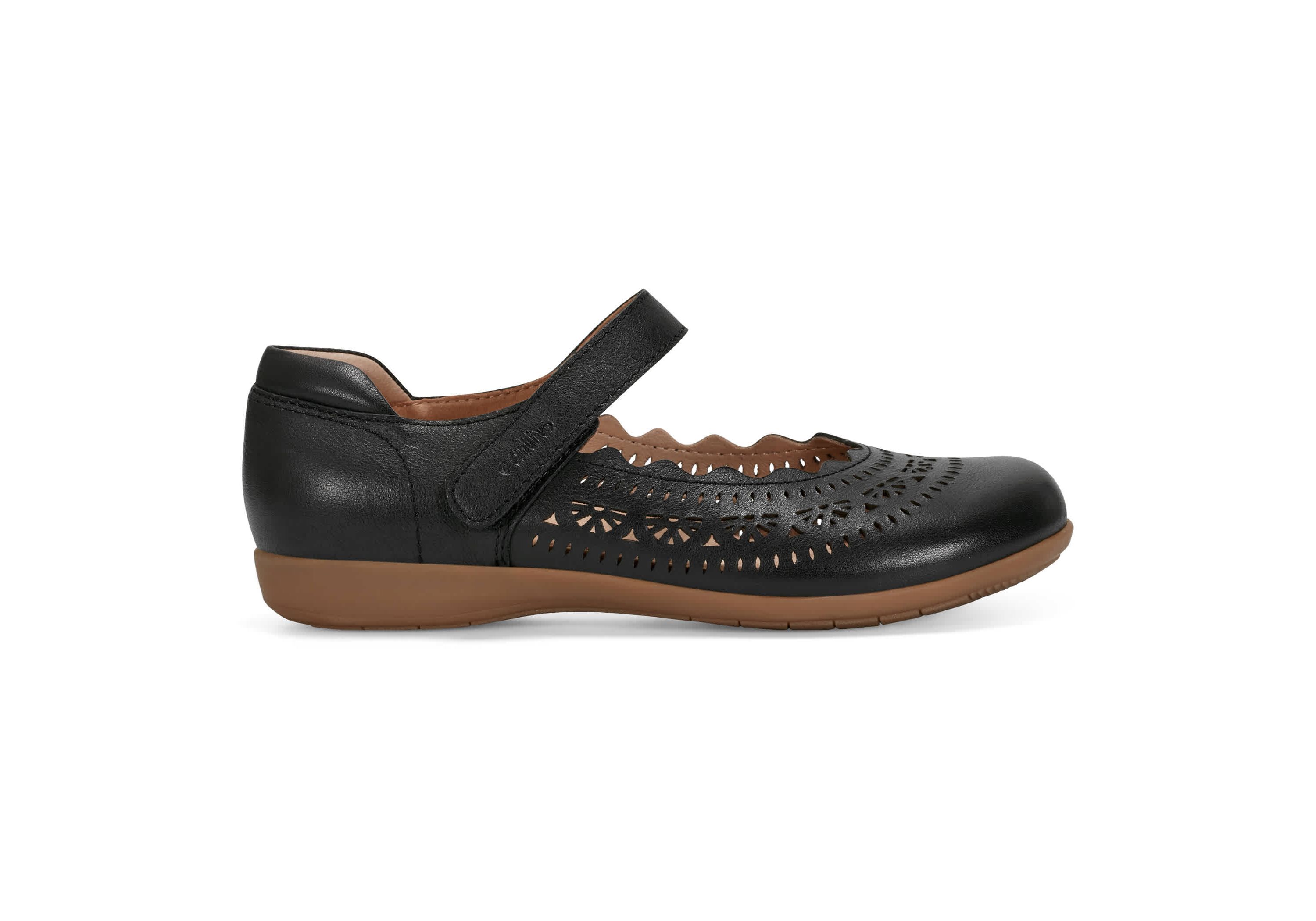 Brady Round Toe Adjustable Strap Casual Flats