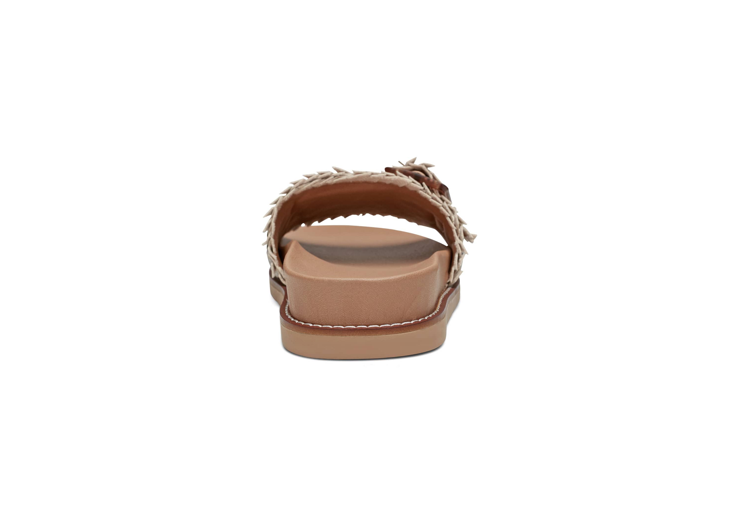 Fontane Round Toe Casual Slip-on Flat Sandals