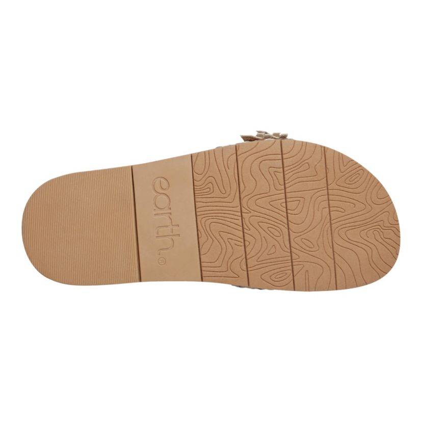 Fontane Round Toe Casual Slip-on Flat Sandals