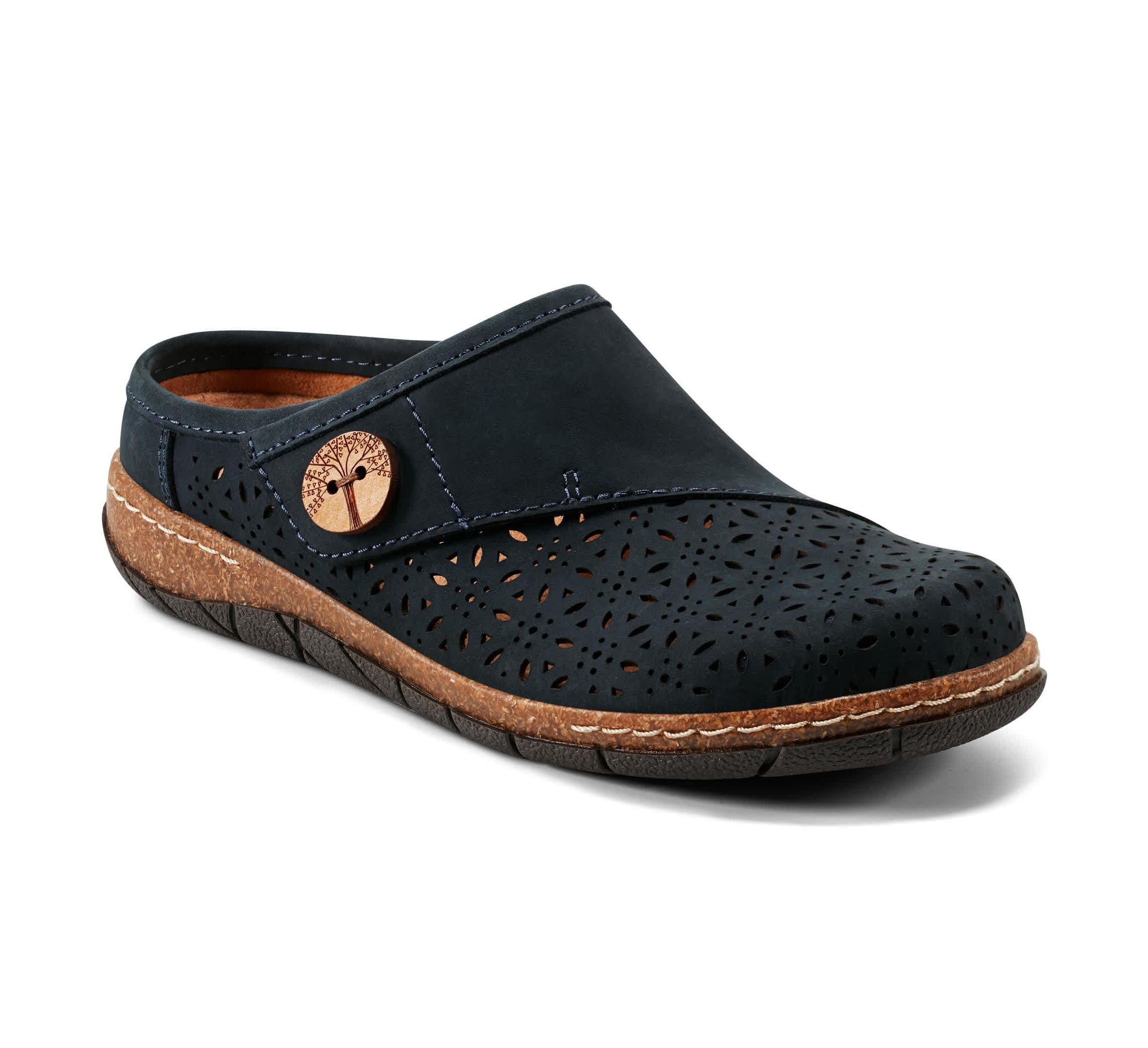 Erinn Round Toe Casual Slip-on Flat Clogs