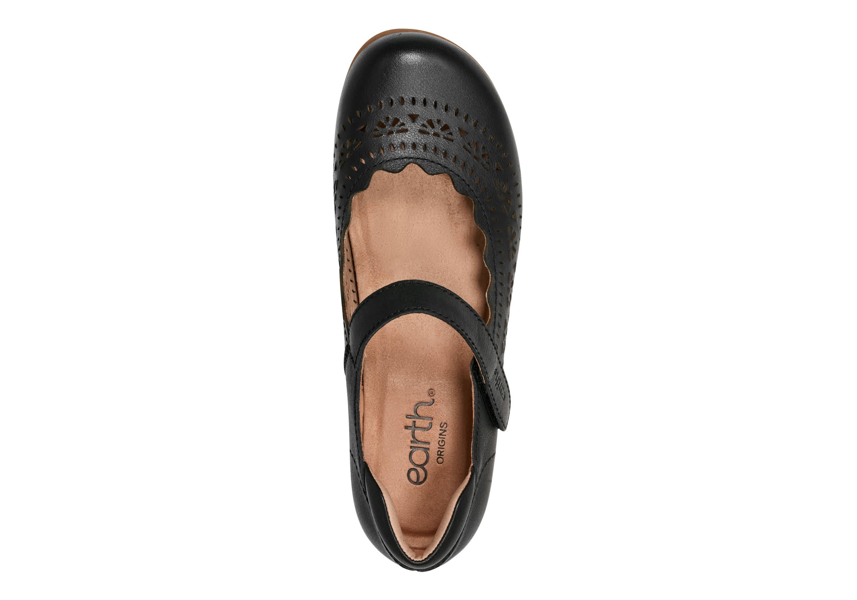 Brady Round Toe Adjustable Strap Casual Flats
