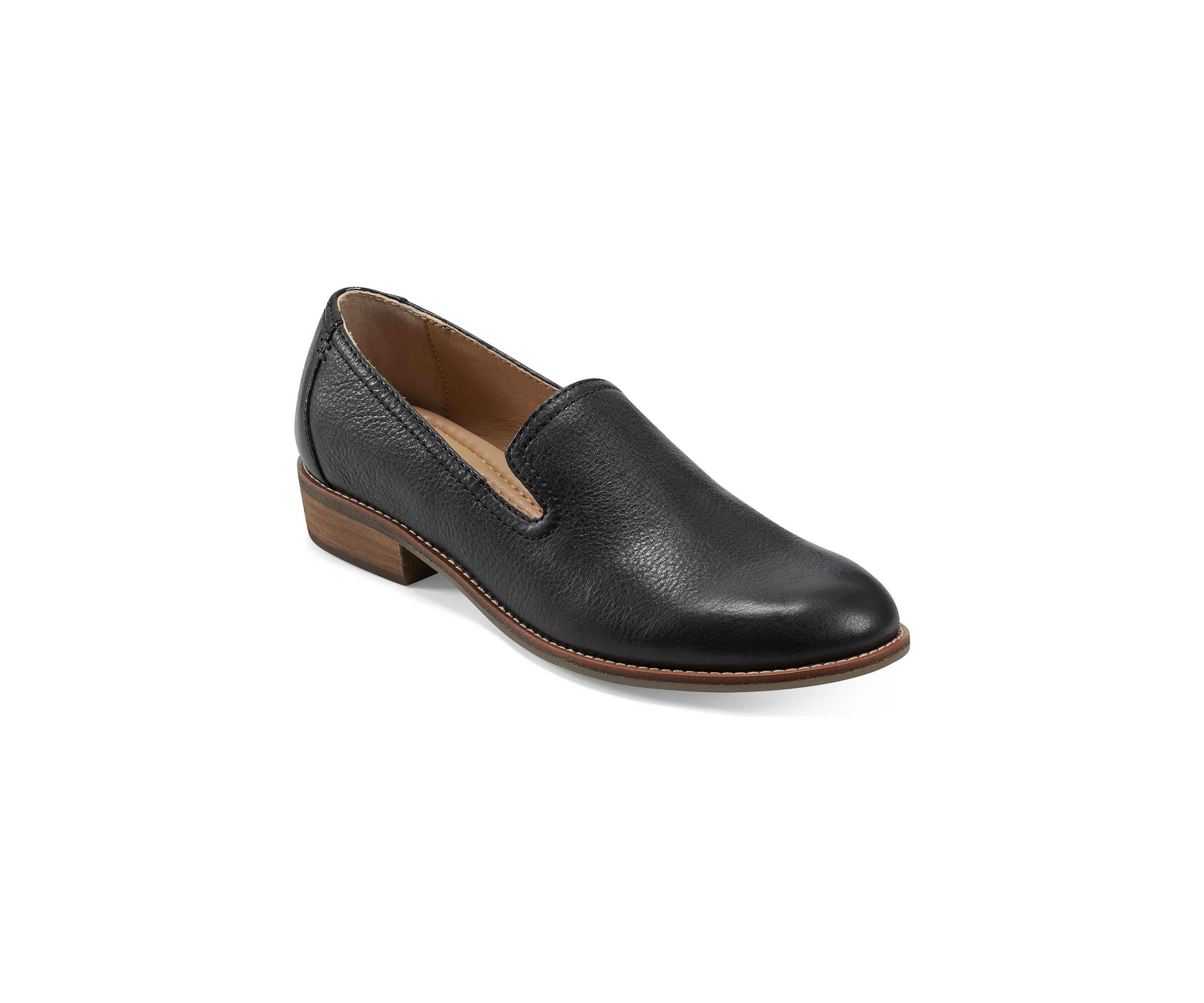 Edna Round Toe Casual Slip On Flat Loafers