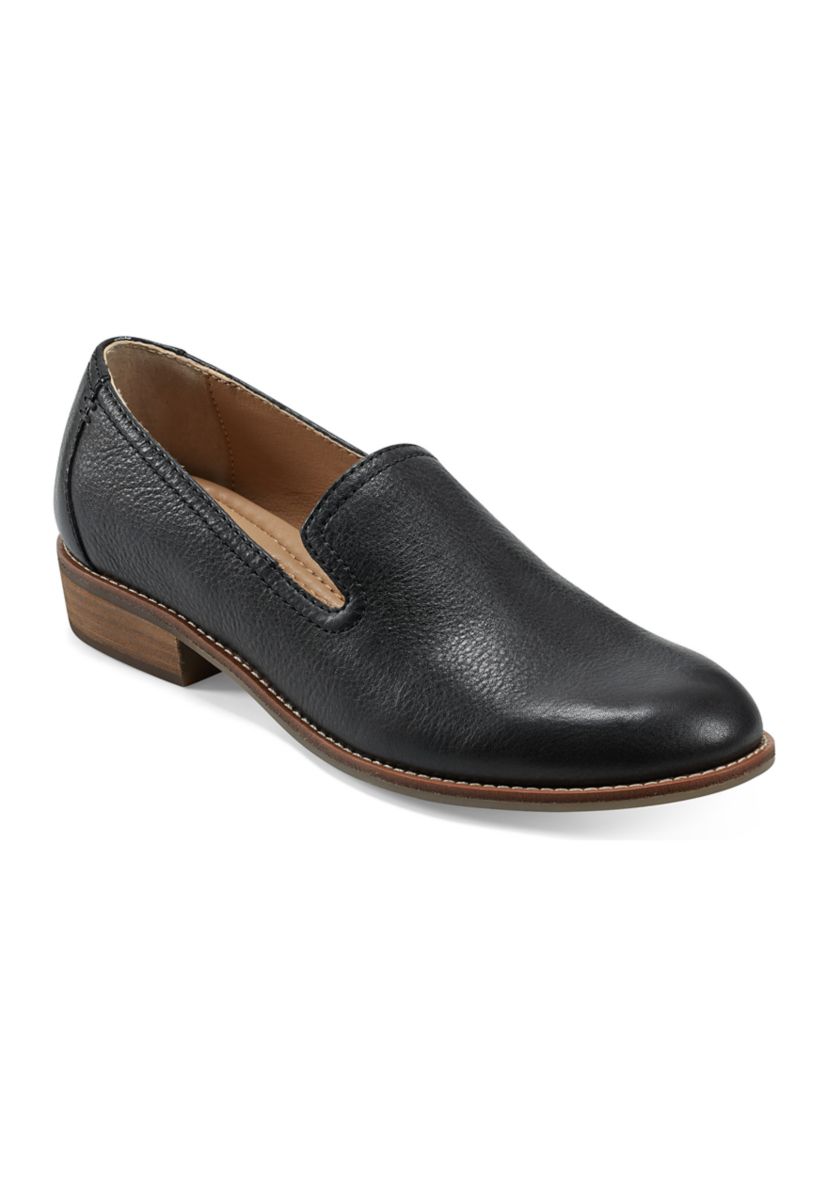 Edna Round Toe Casual Slip On Flat Loafers