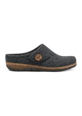 Ezra Round Toe Casual Slip On Flat Clogs