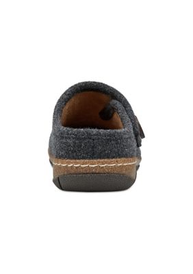 Ezra Round Toe Casual Slip On Flat Clogs