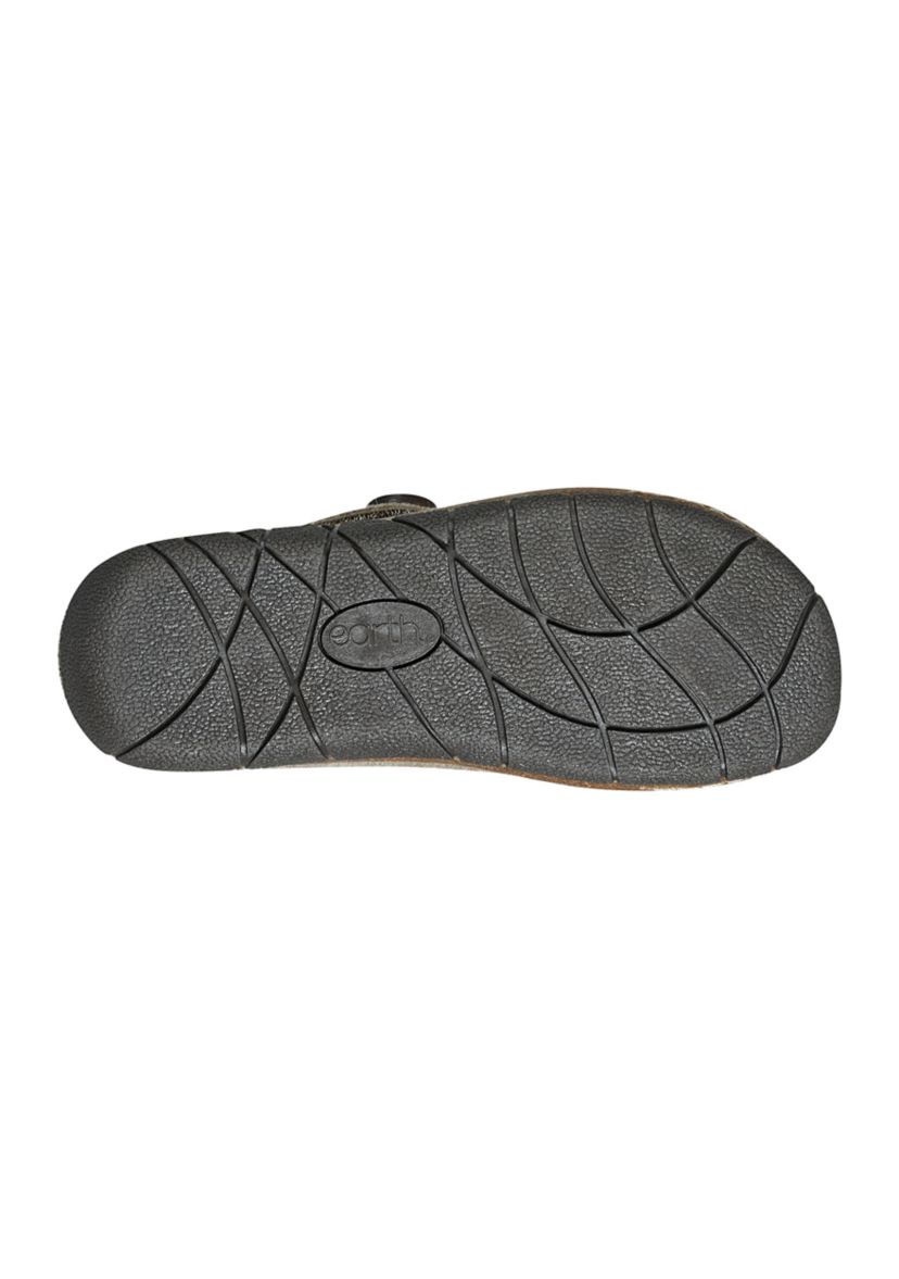 Ezra Round Toe Casual Slip On Flat Clogs