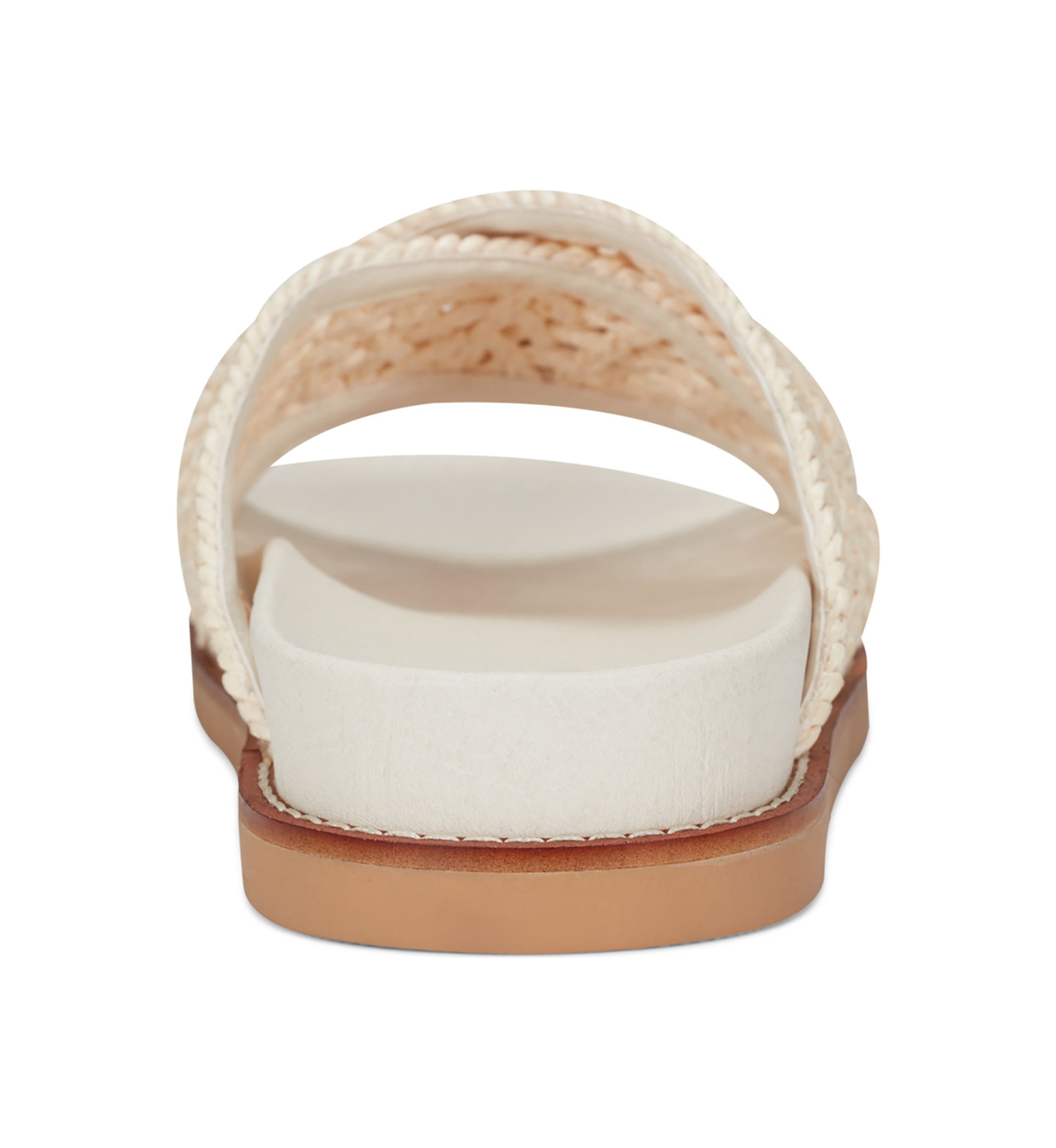 Flurry Round Toe Slip On Flat Casual Sandals
