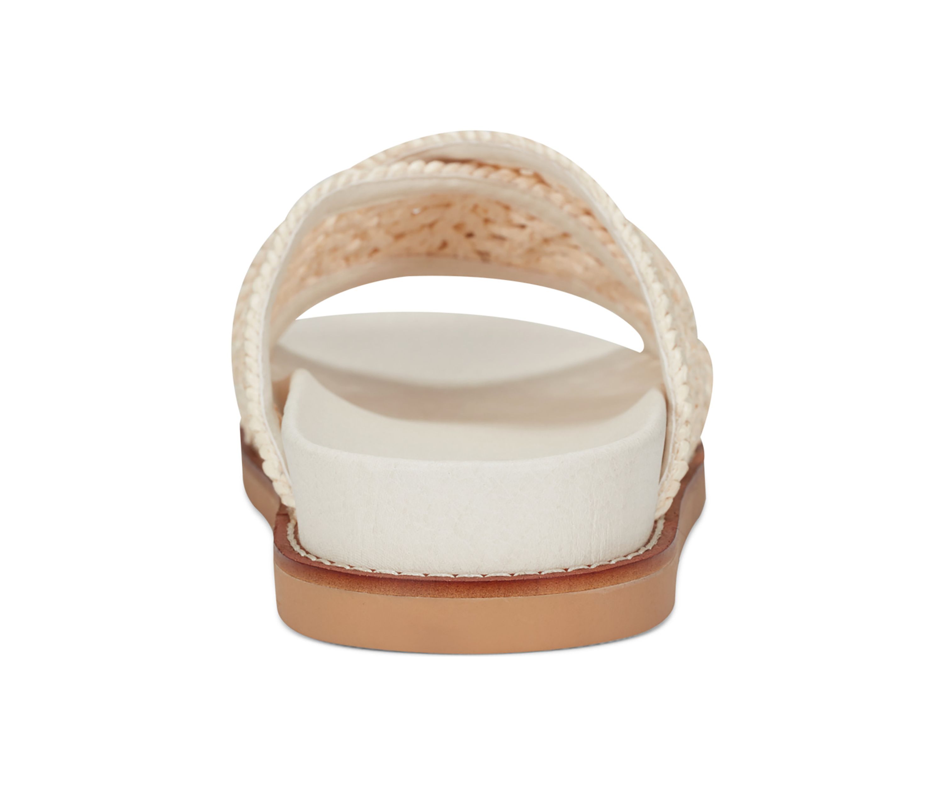 Flurry Round Toe Slip On Flat Casual Sandals