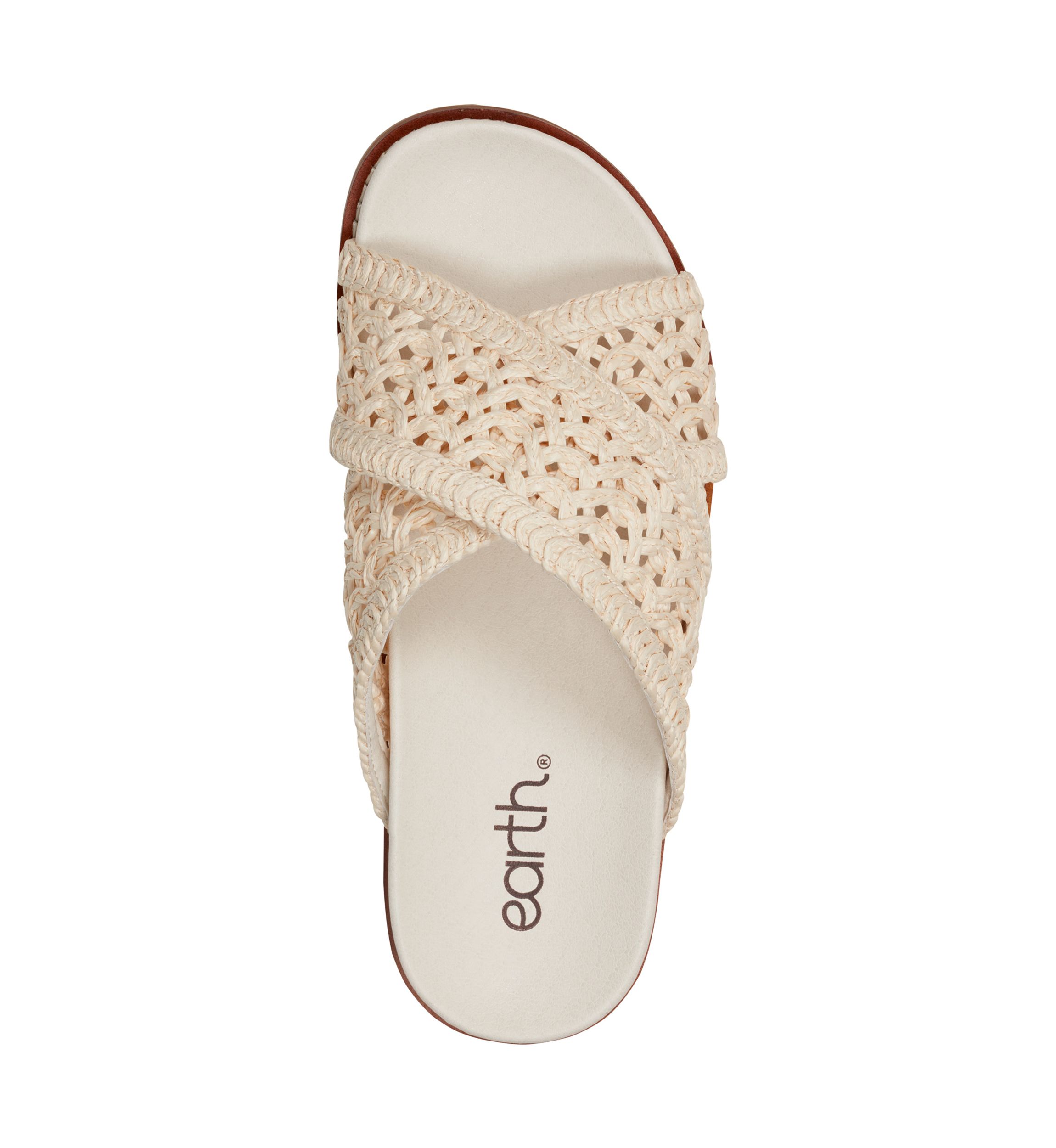 Flurry Round Toe Slip On Flat Casual Sandals