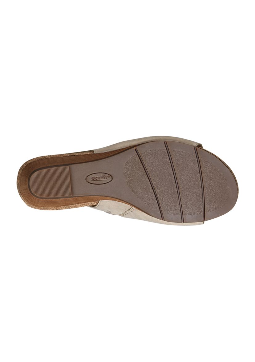 Hana Round Toe Laser Cut Dress Sandals