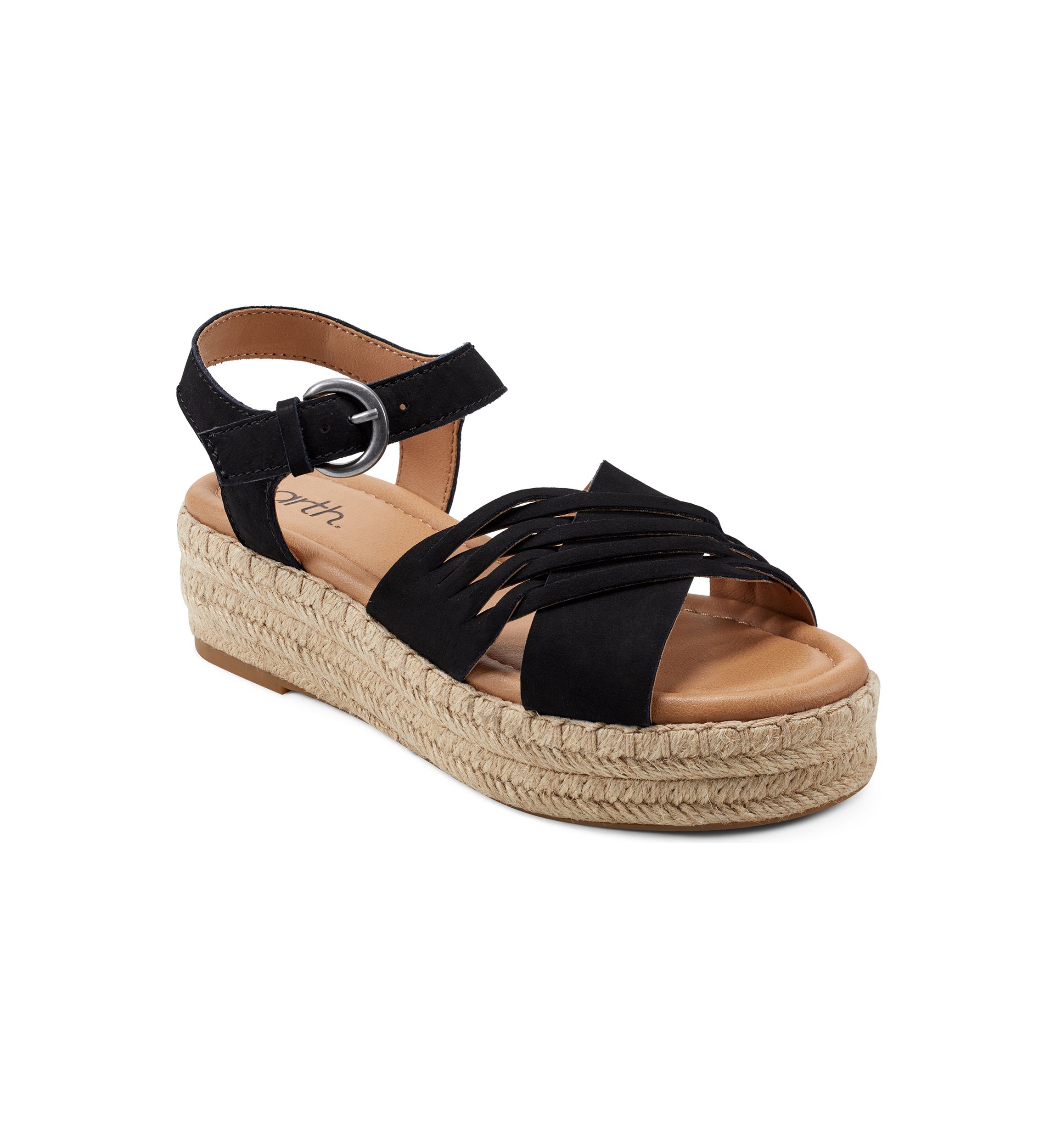 Hilda Open Toe Casual Platform Espadrille Sandals