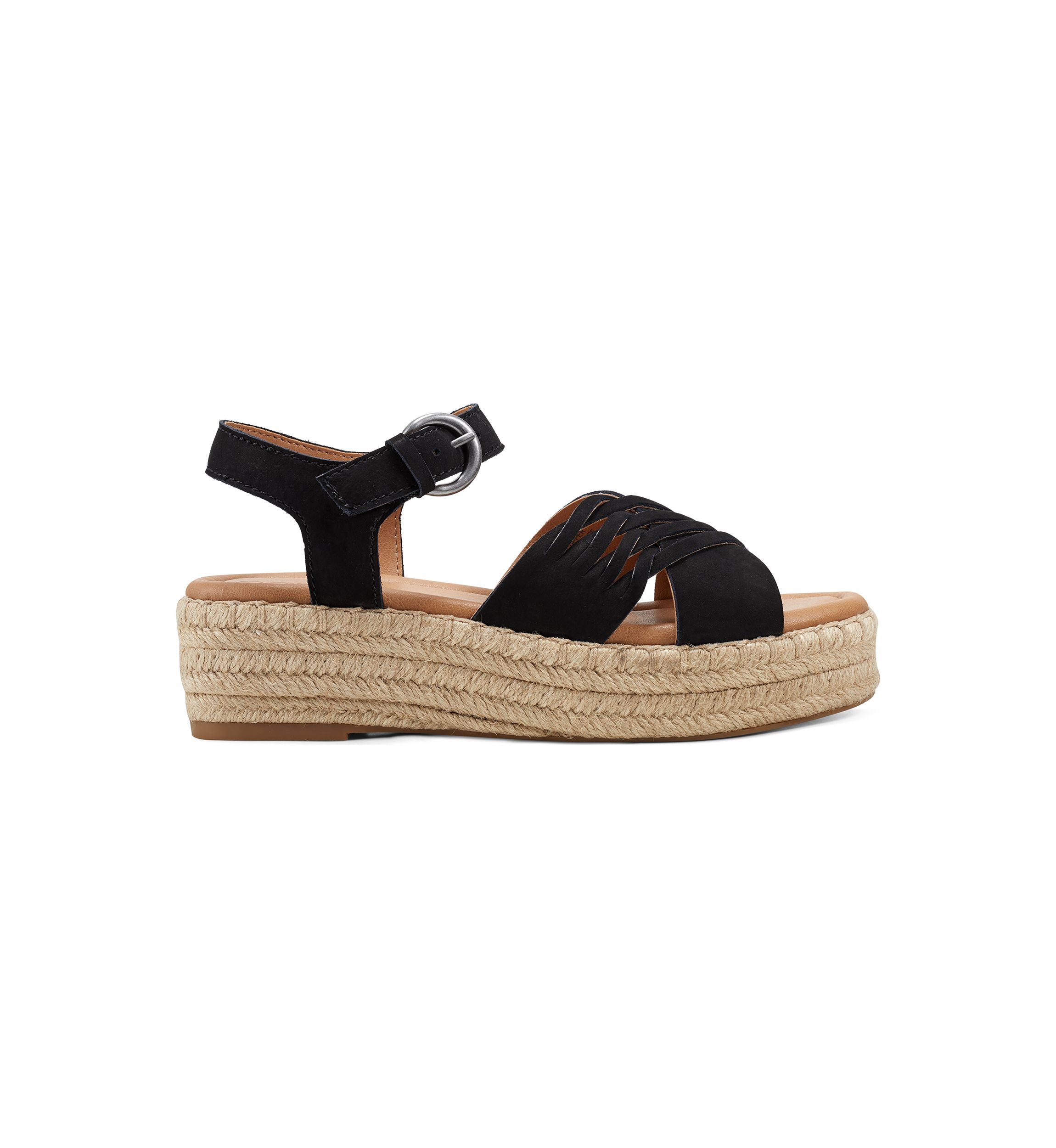 Hilda Open Toe Casual Platform Espadrille Sandals