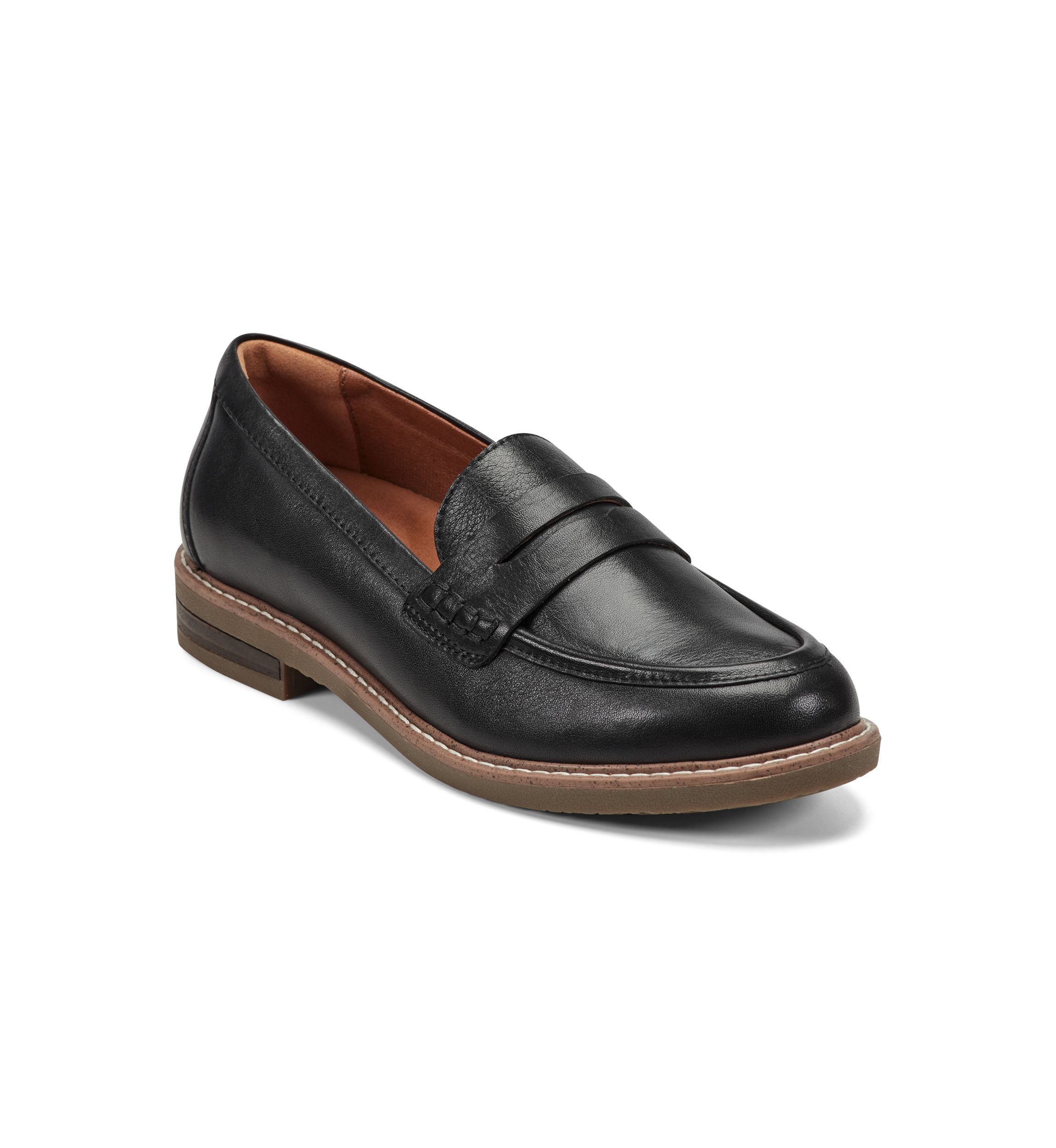 Javas Round Toe Casual Slip-on Penny Loafers