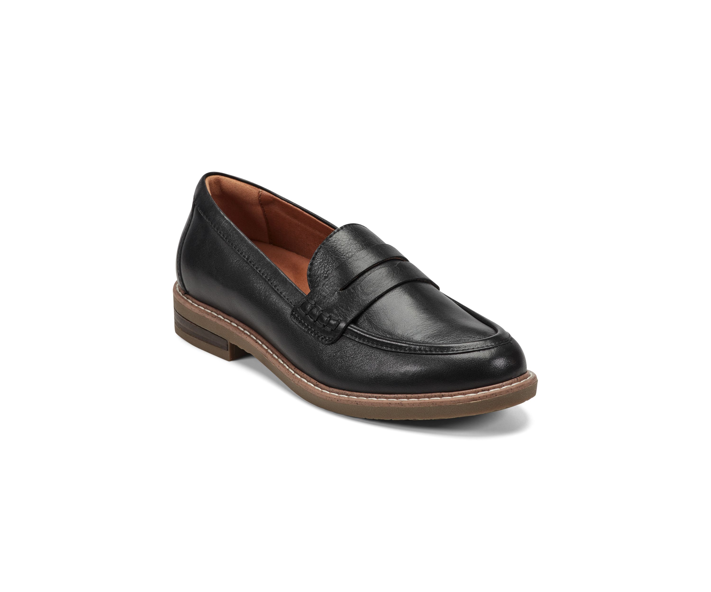 Javas Round Toe Casual Slip-on Penny Loafers
