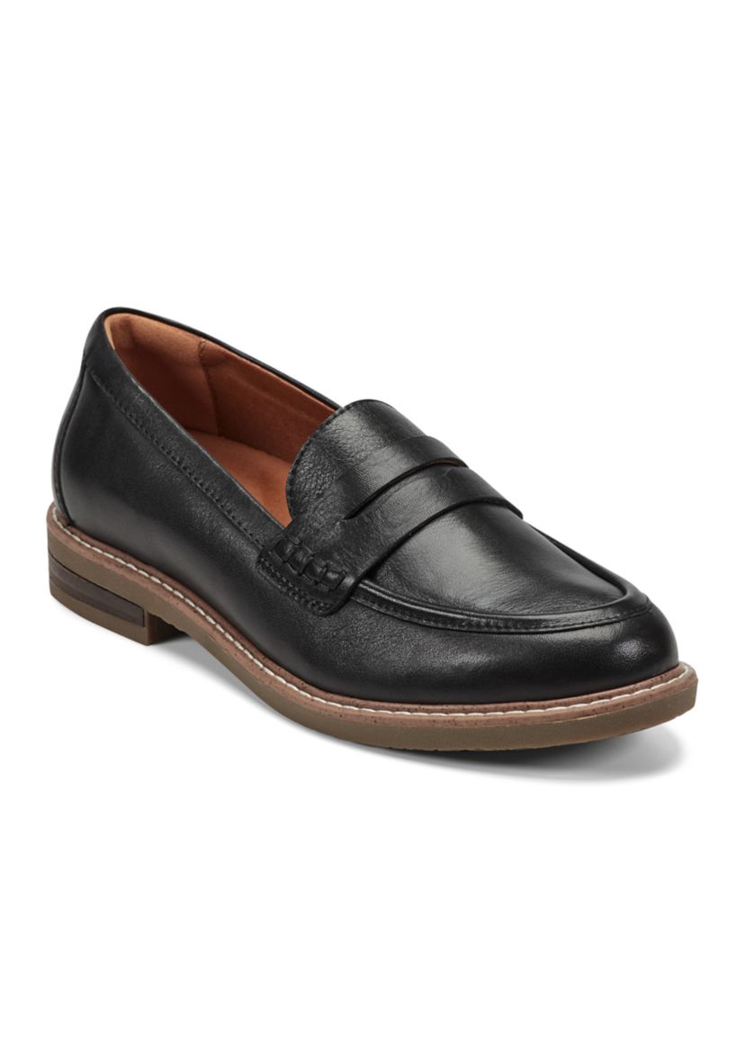 Javas Round Toe Casual Slip-on Penny Loafers