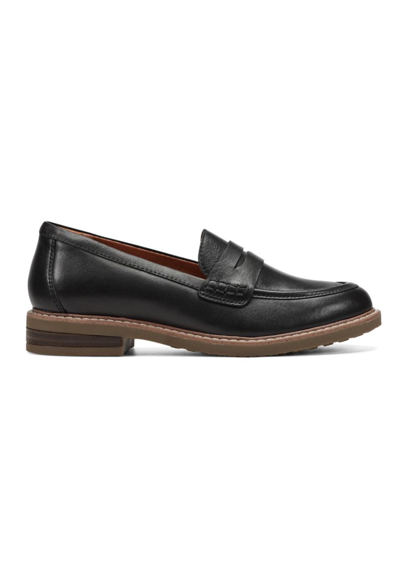 Javas Round Toe Casual Slip-on Penny Loafers