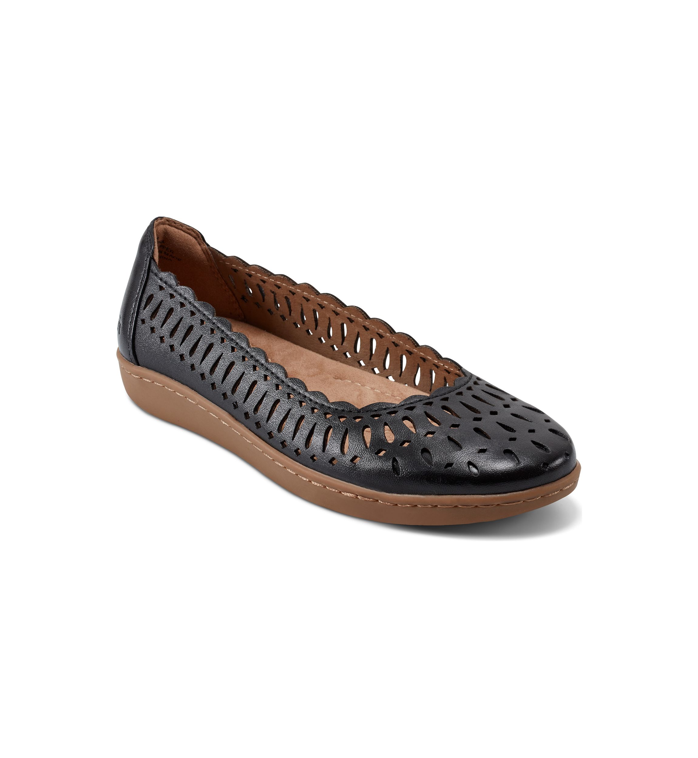 Luna Round Toe Casual Slip On Ballet Flats