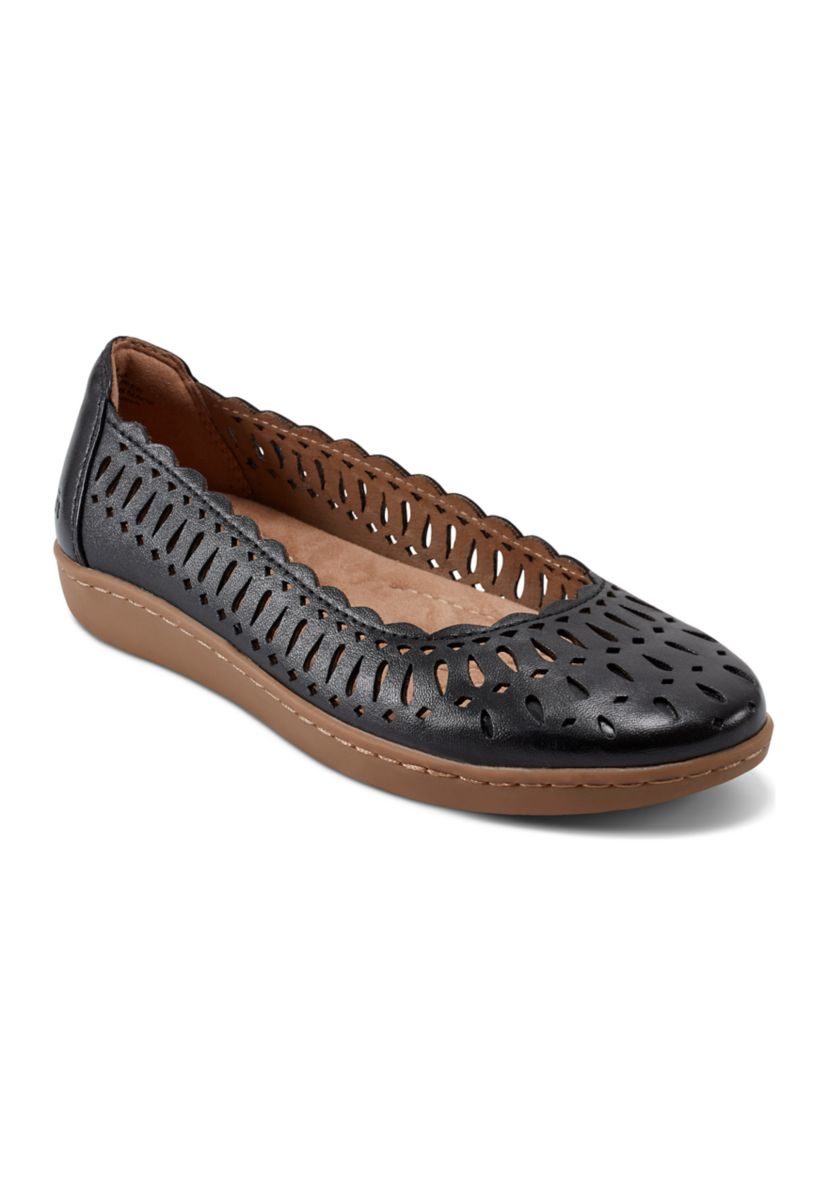 Luna Round Toe Casual Slip On Ballet Flats