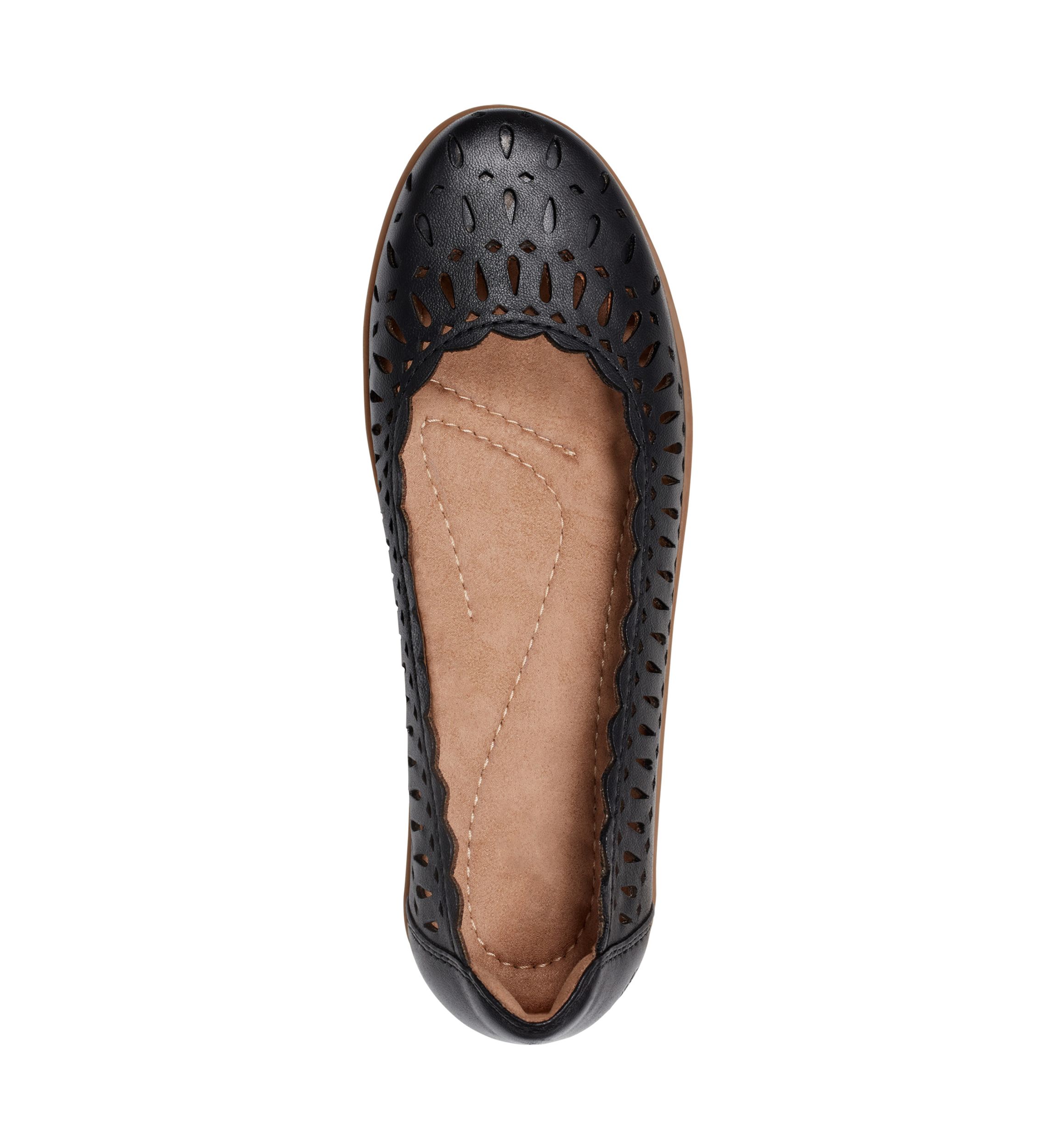 Luna Round Toe Casual Slip On Ballet Flats