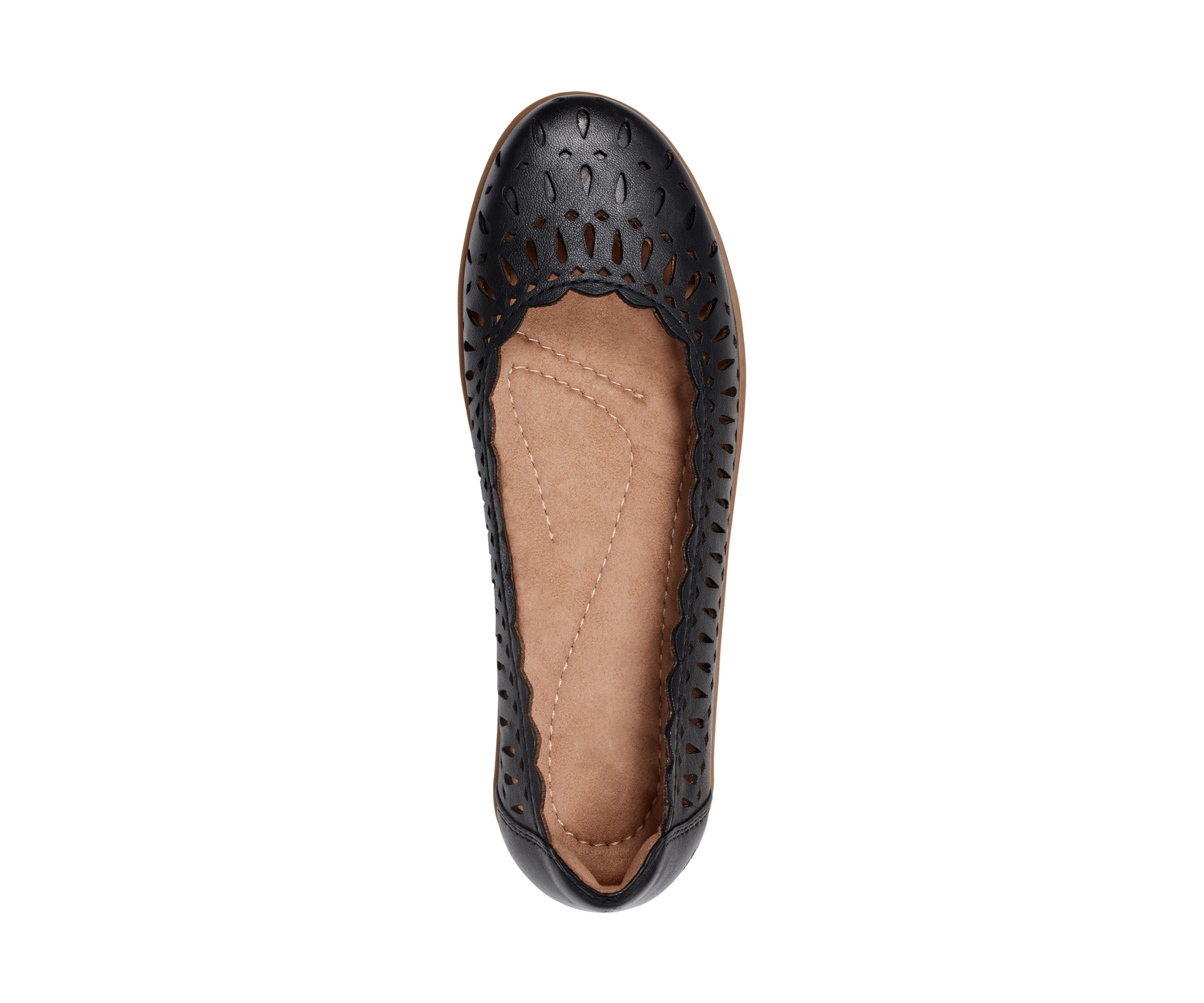 Luna Round Toe Casual Slip On Ballet Flats