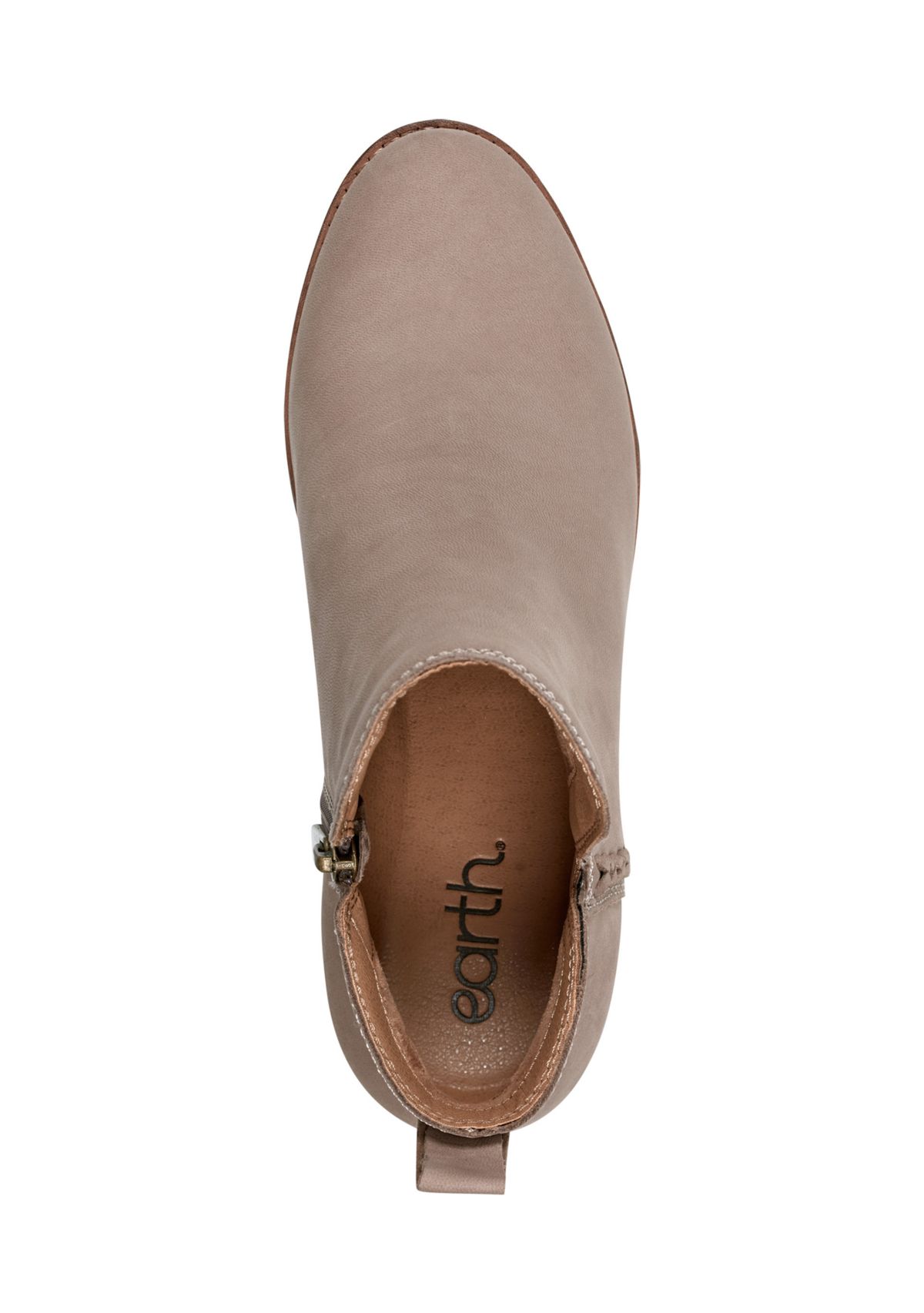 Marisole Block Heel Slip On Casual Booties