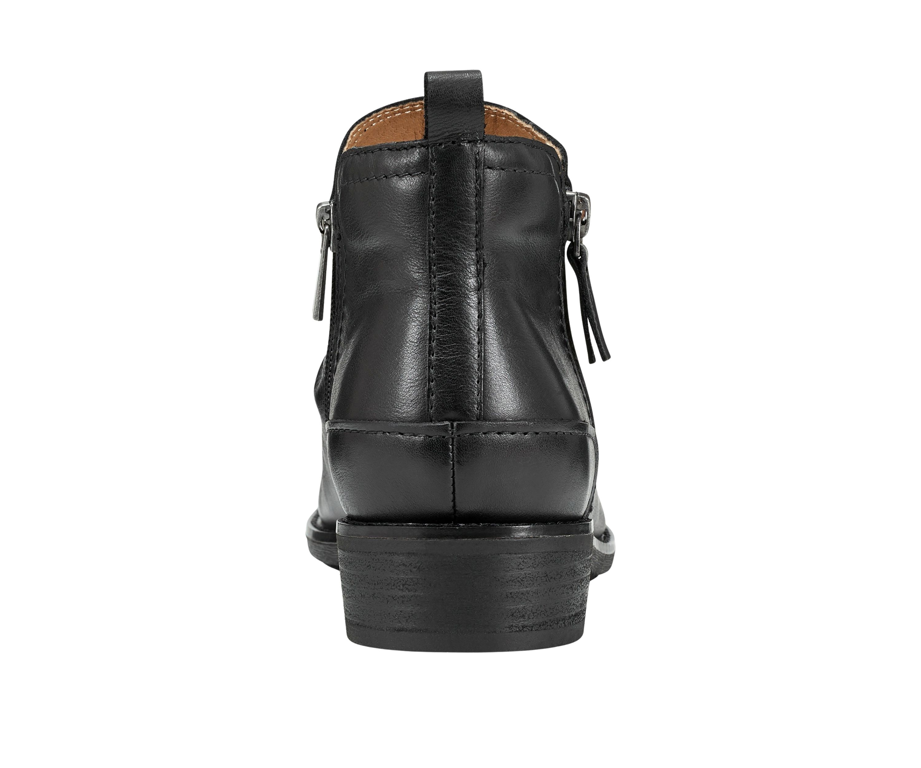 Nadya Round Toe Ruched Casual Booties