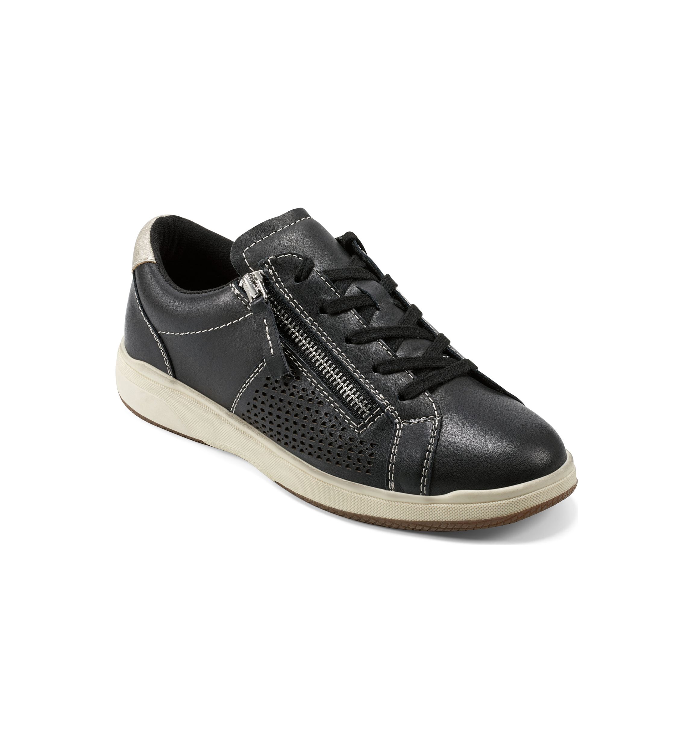 Netta Round Toe Casual Lace Up Sneakers