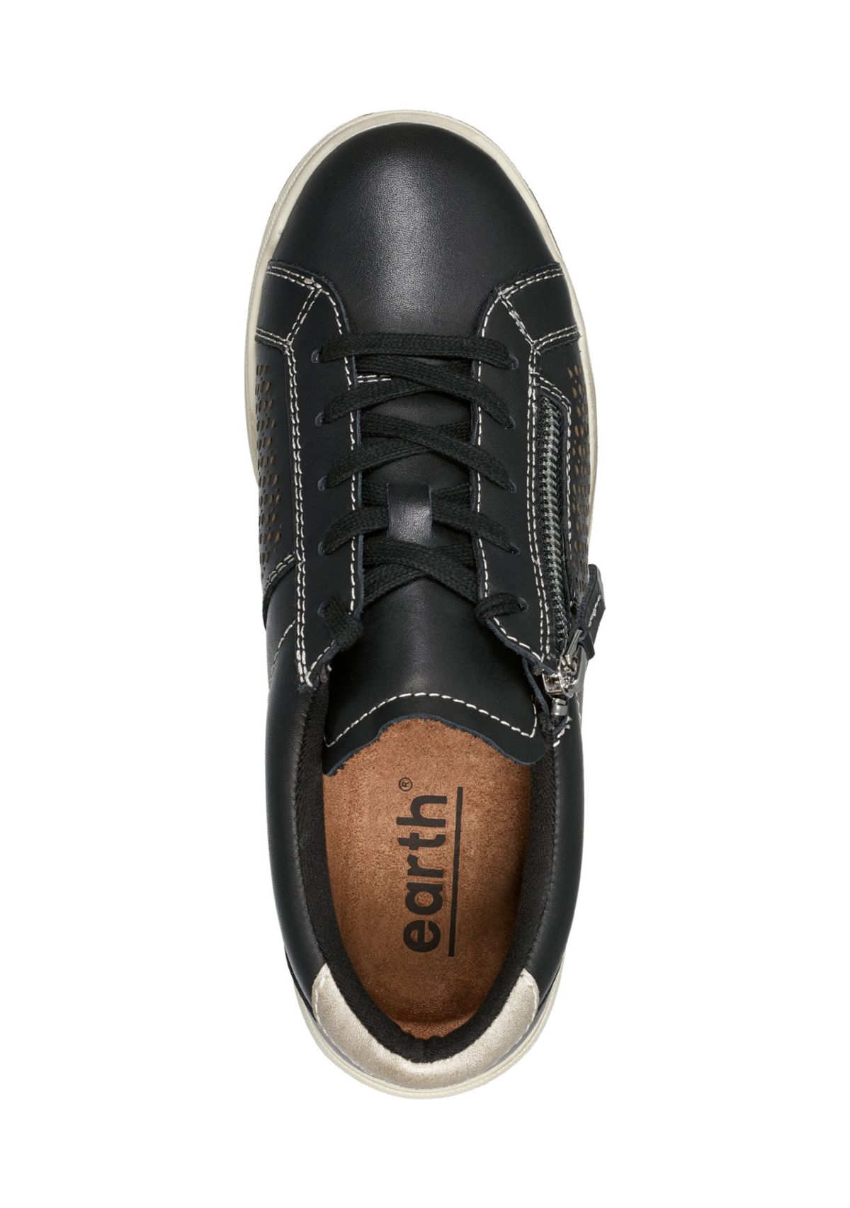 Netta Round Toe Casual Lace Up Sneakers
