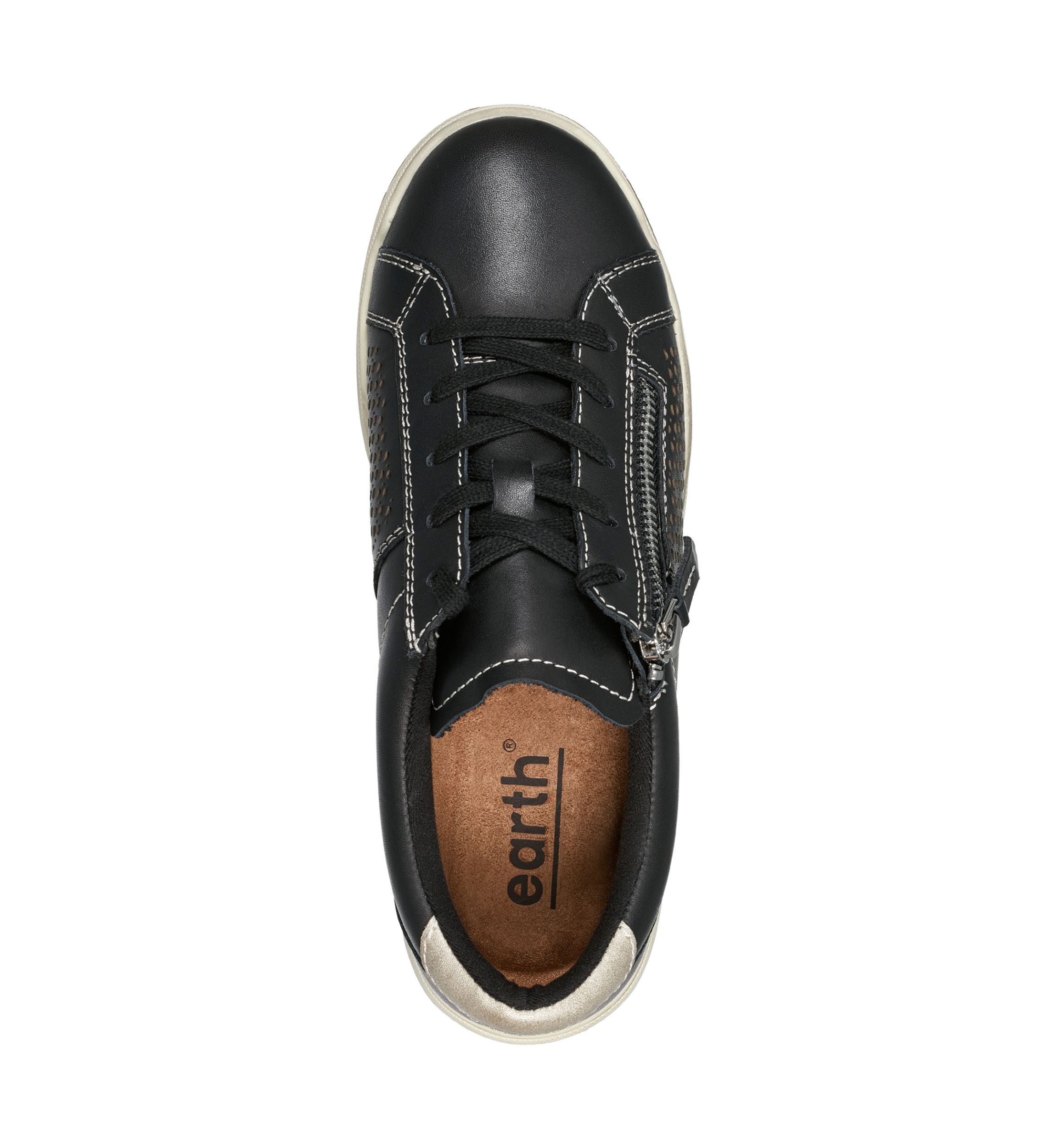 Netta Round Toe Casual Lace Up Sneakers