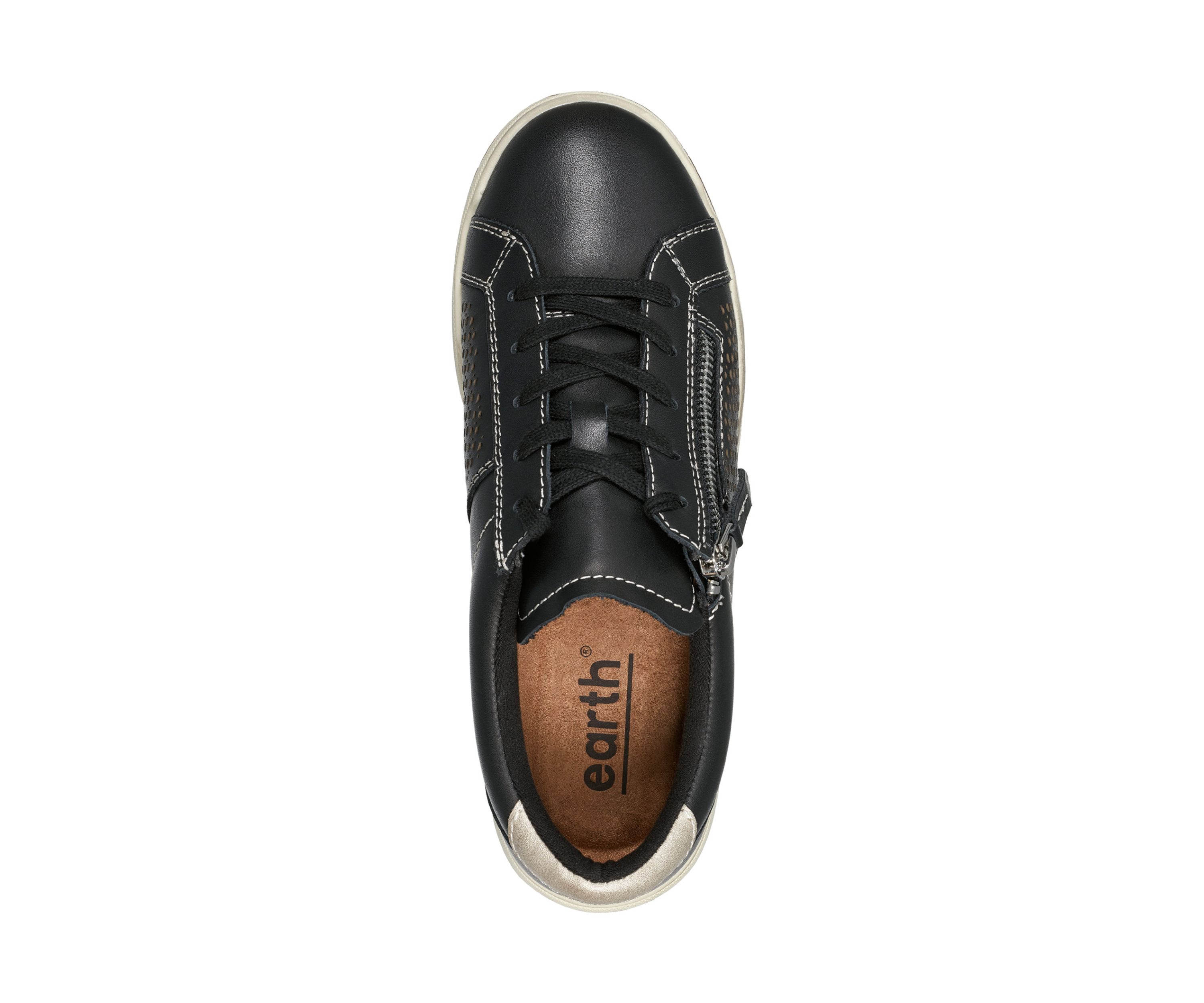 Netta Round Toe Casual Lace Up Sneakers