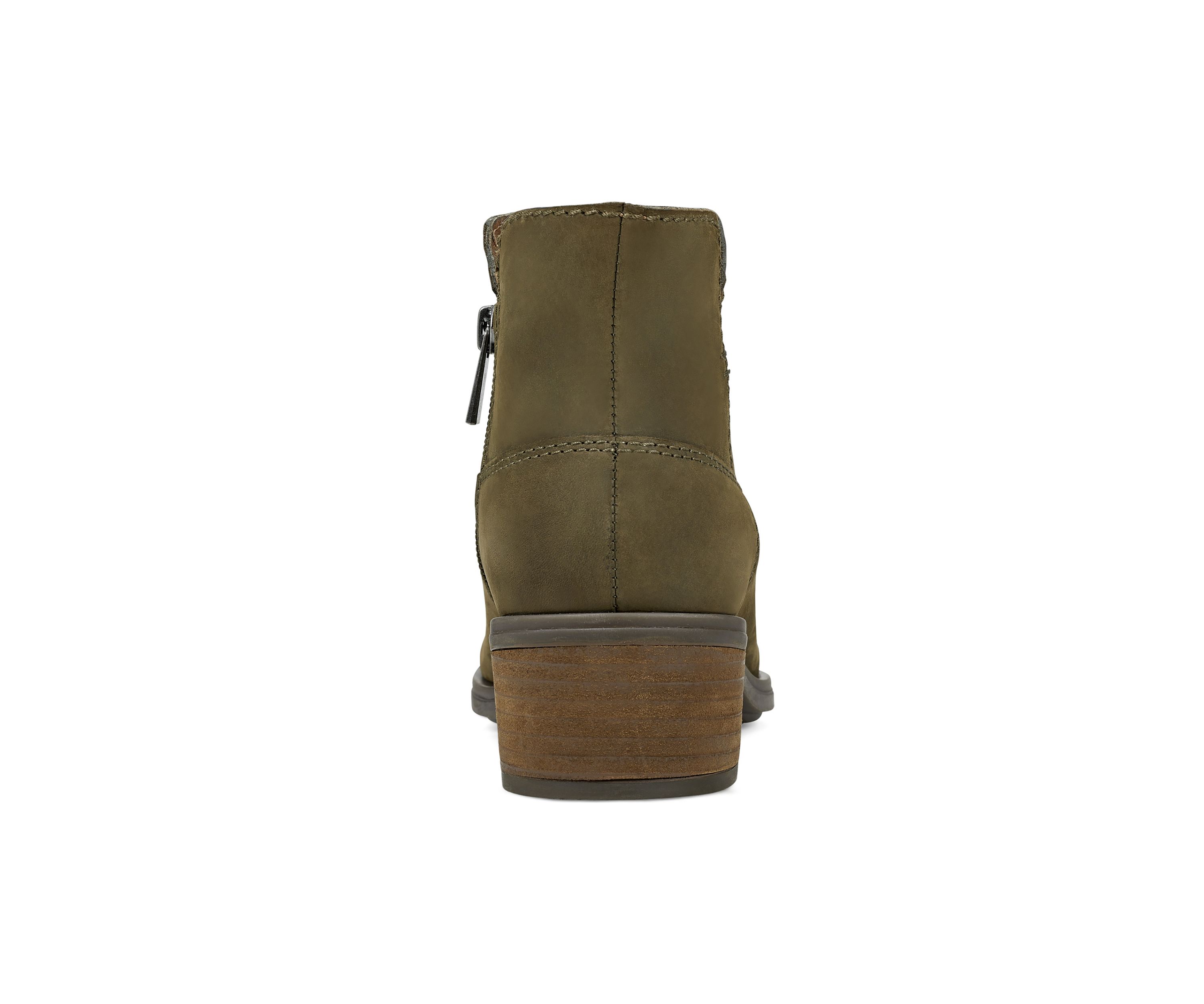 Oslo Block Heel Round Toe Casual Booties