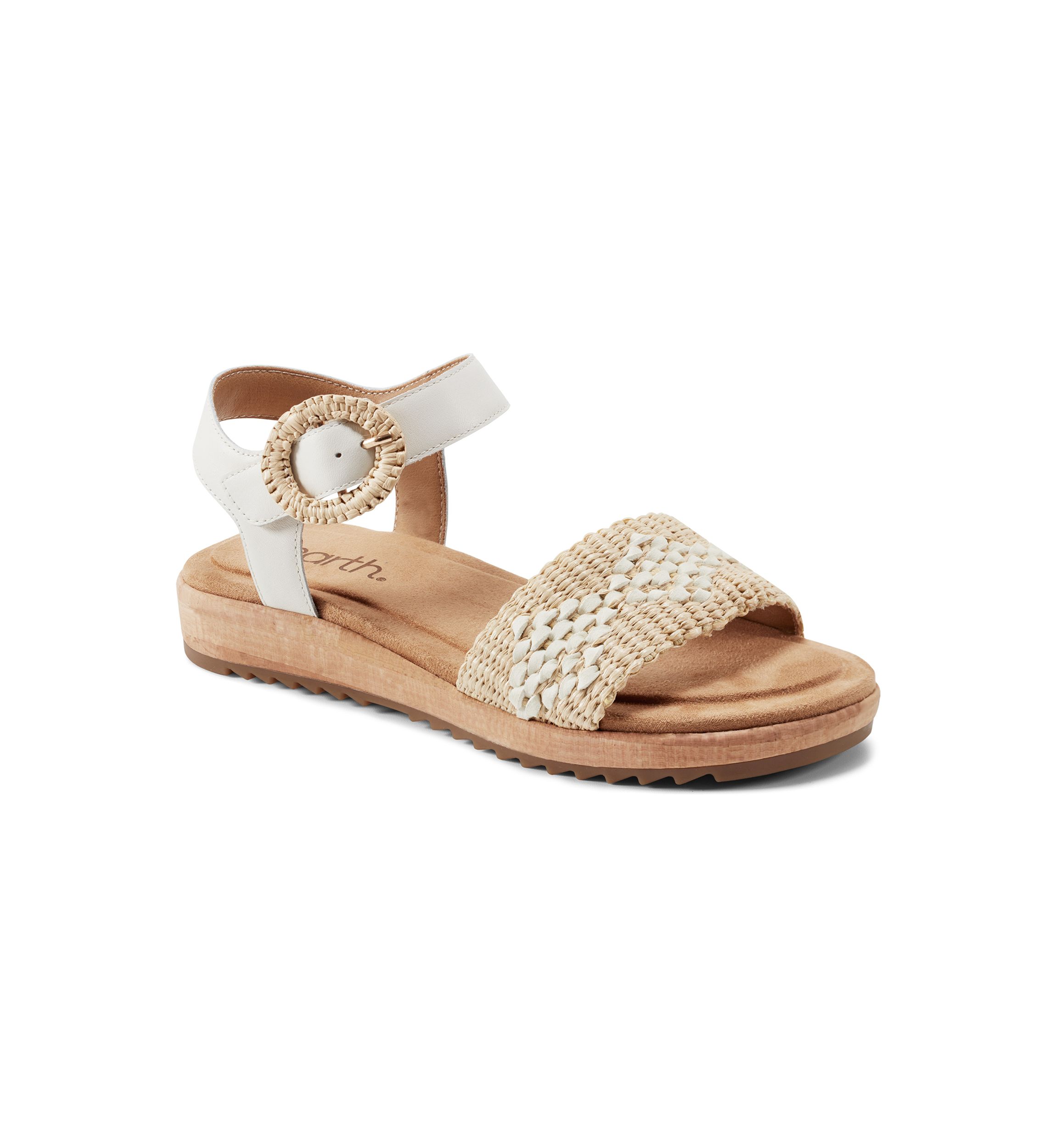 Padma Round Toe Ankle Strap Casual Sandals