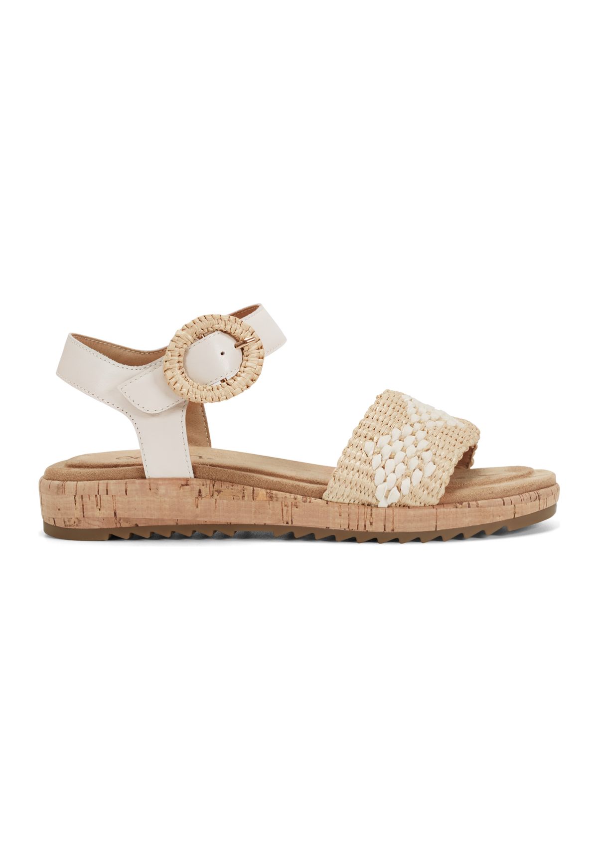 Padma Round Toe Ankle Strap Casual Sandals