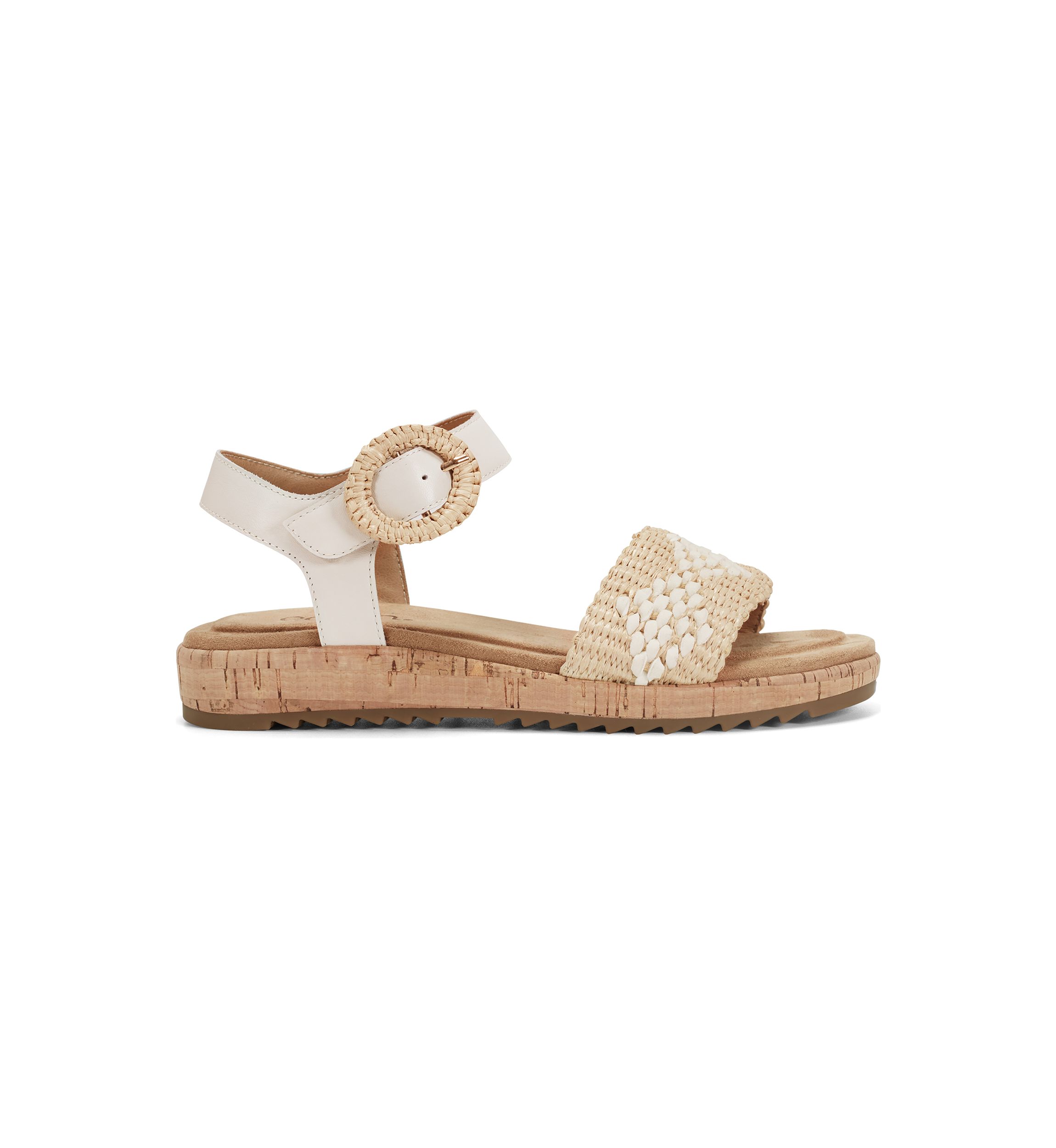 Padma Round Toe Ankle Strap Casual Sandals