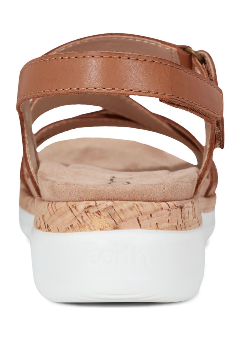 Rosie Open Toe Strappy Flat Casual Sandals