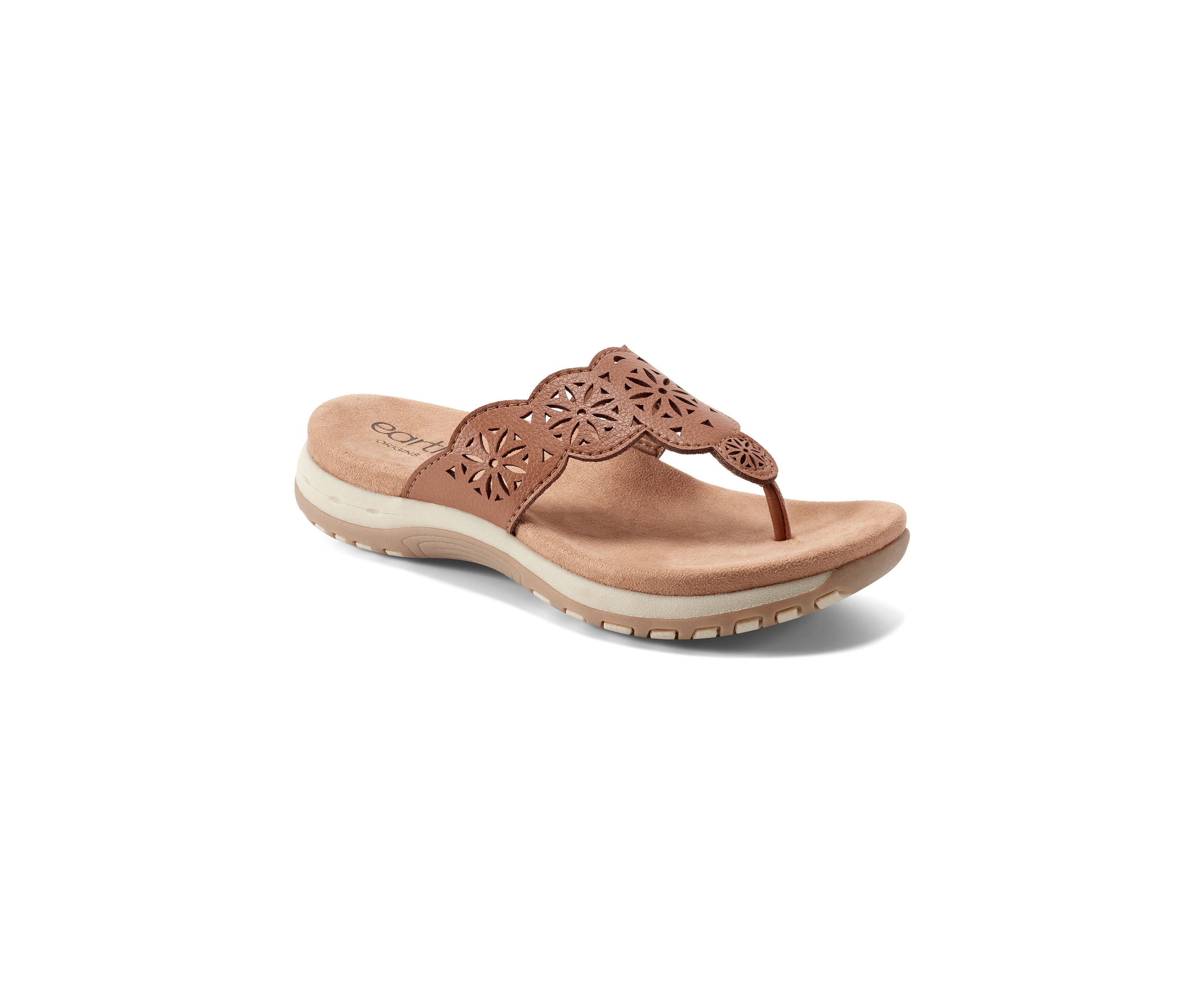 Sadie Round Toe Casual Slip On Thong Sandals