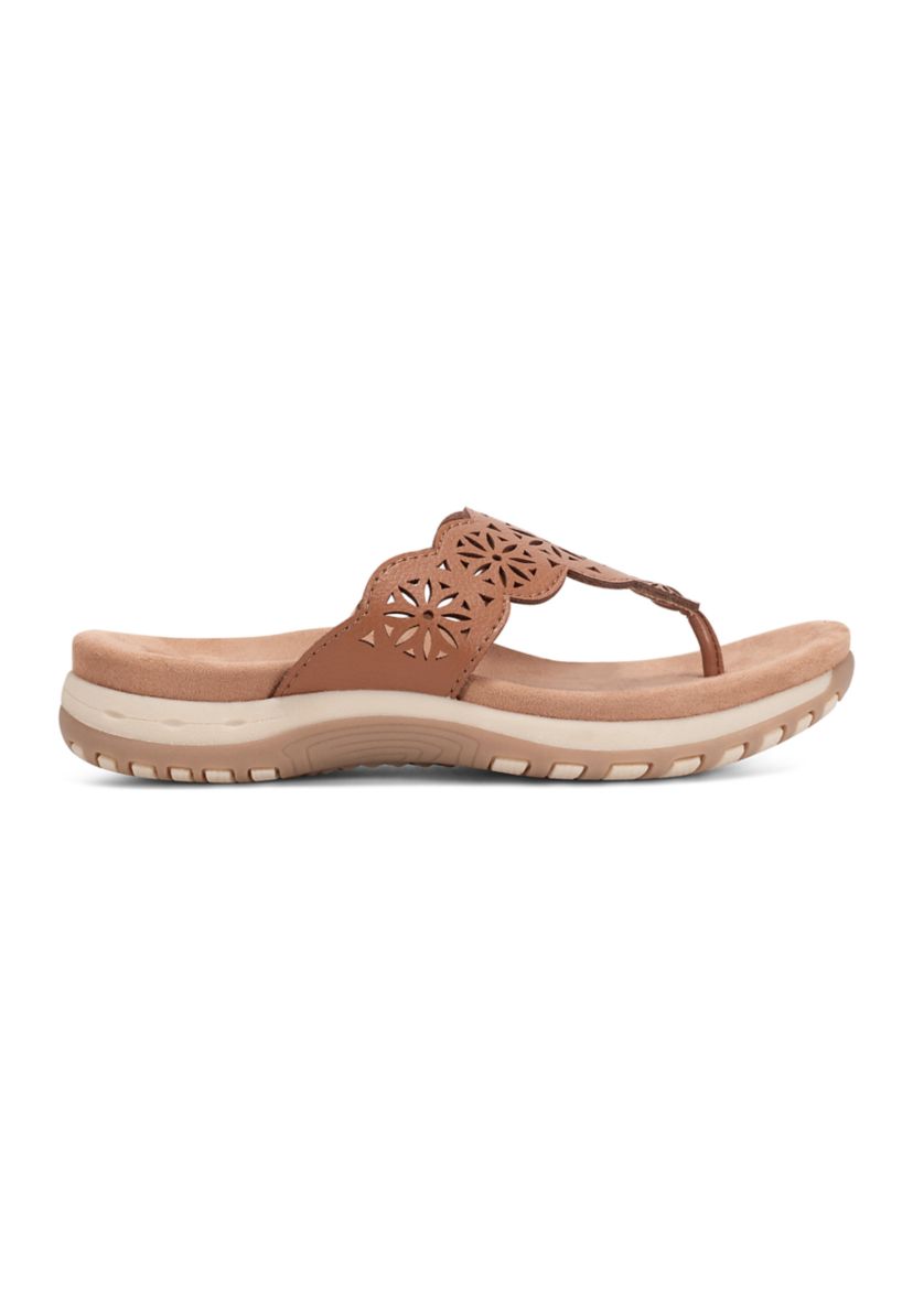 Sadie Round Toe Casual Slip On Thong Sandals