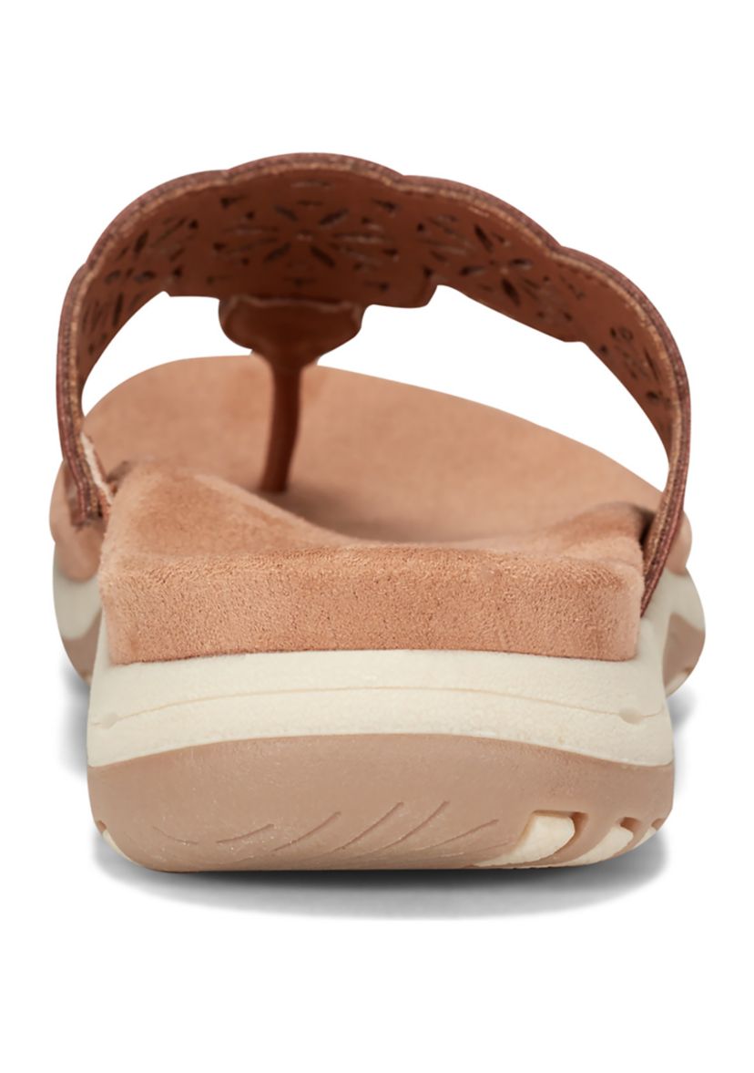 Sadie Round Toe Casual Slip On Thong Sandals
