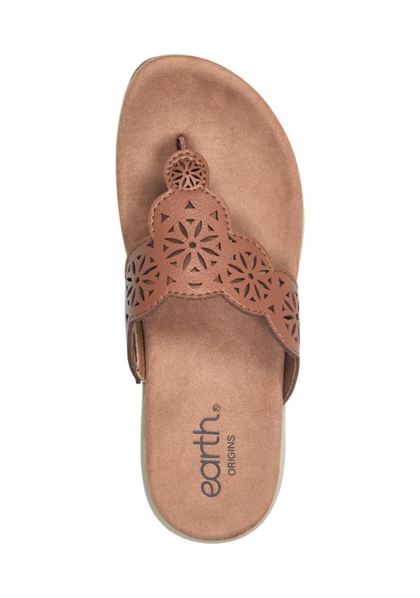 Sadie Round Toe Casual Slip On Thong Sandals