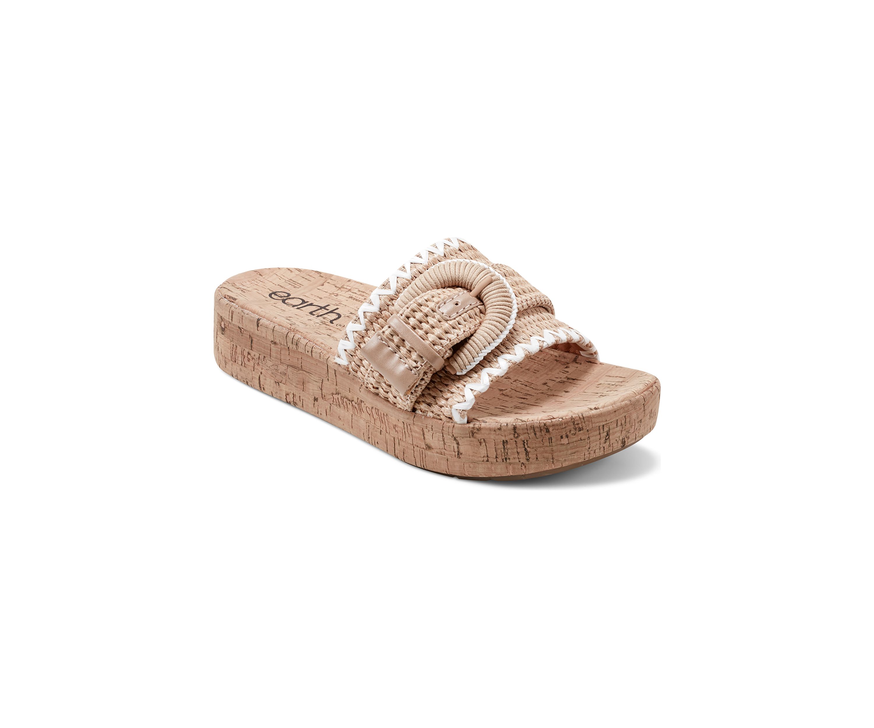 Samsy One Band Platform Casual Wedge Sandals