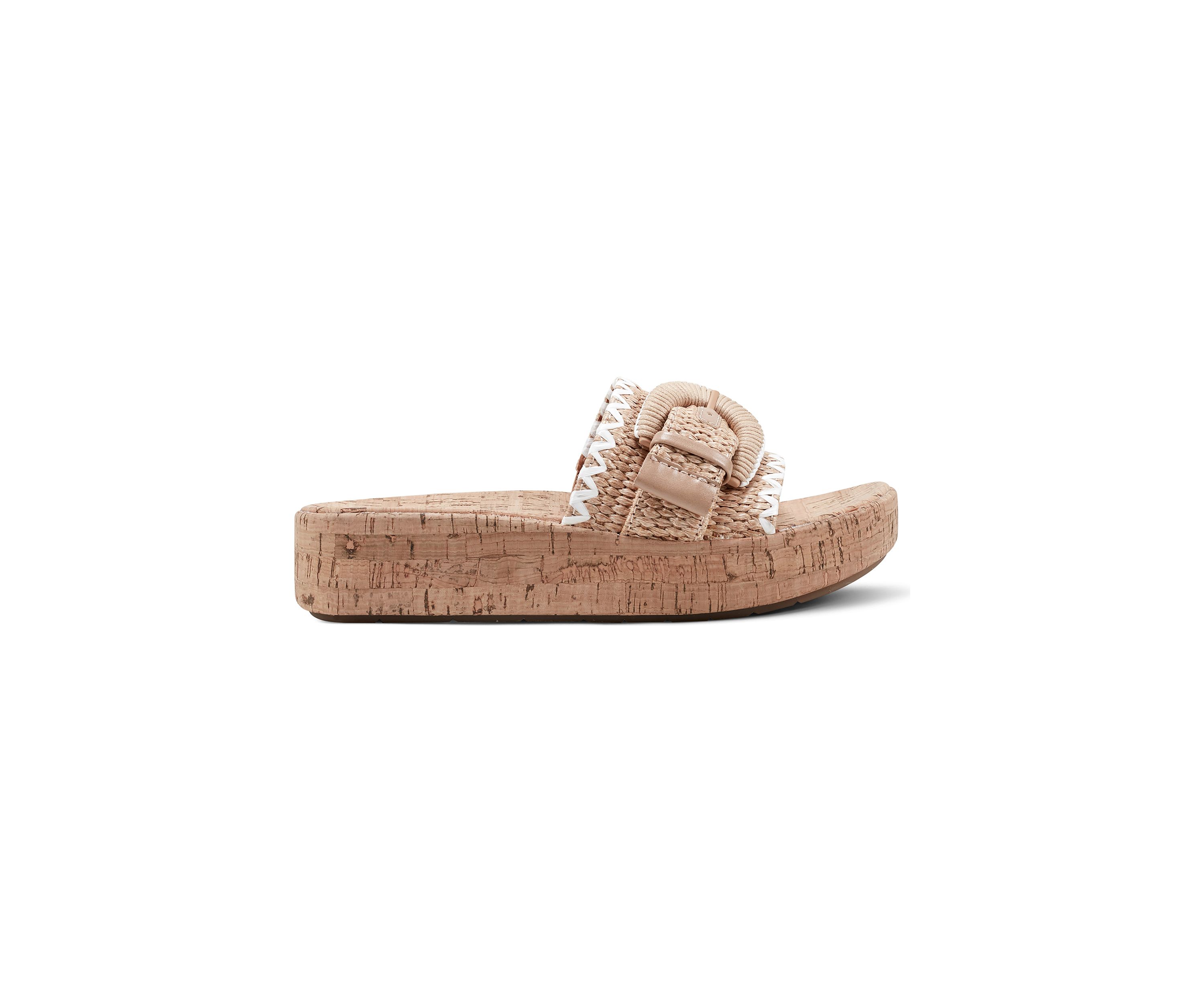Samsy One Band Platform Casual Wedge Sandals